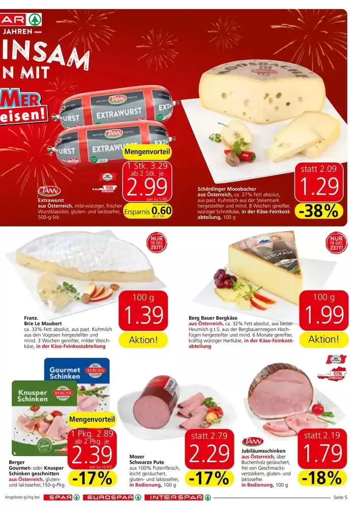 Spar flugblatt von 2. Oktober bis 16. Oktober 2024 - Flugblätt seite 5