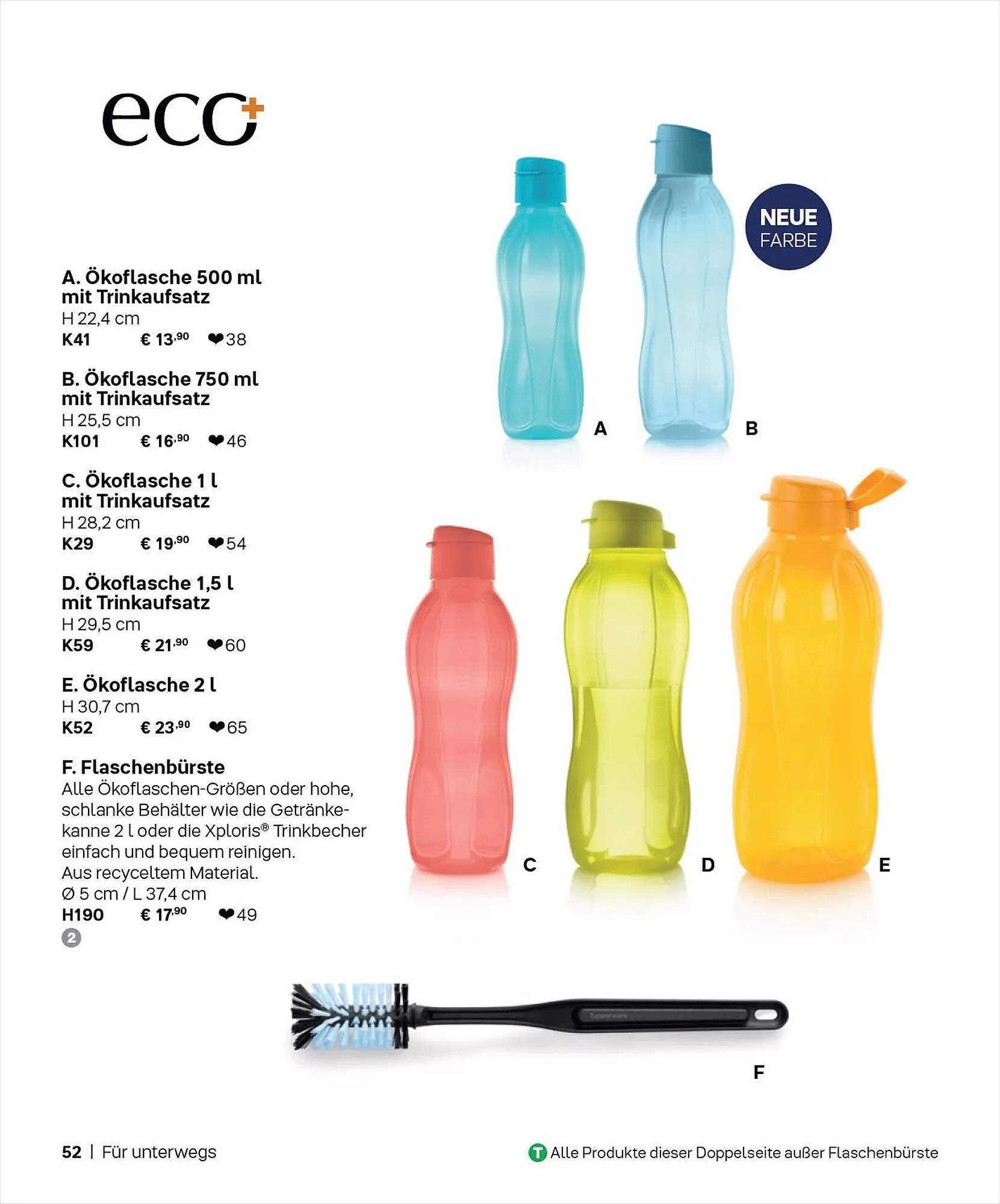 Tupperware Flugblatt von 1. September bis 29. Februar 2024 - Flugblätt seite  52