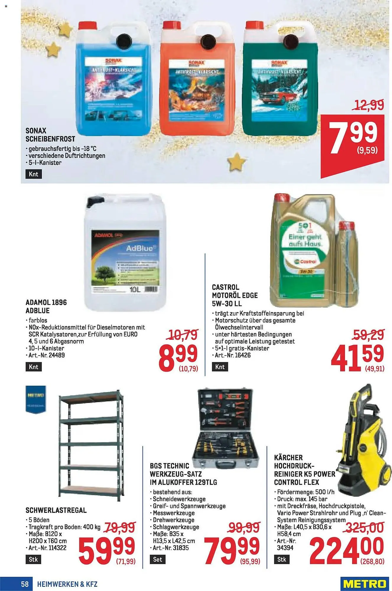 Metro Flugblatt von 27. November bis 10. Dezember 2025 - Flugblätt seite  58