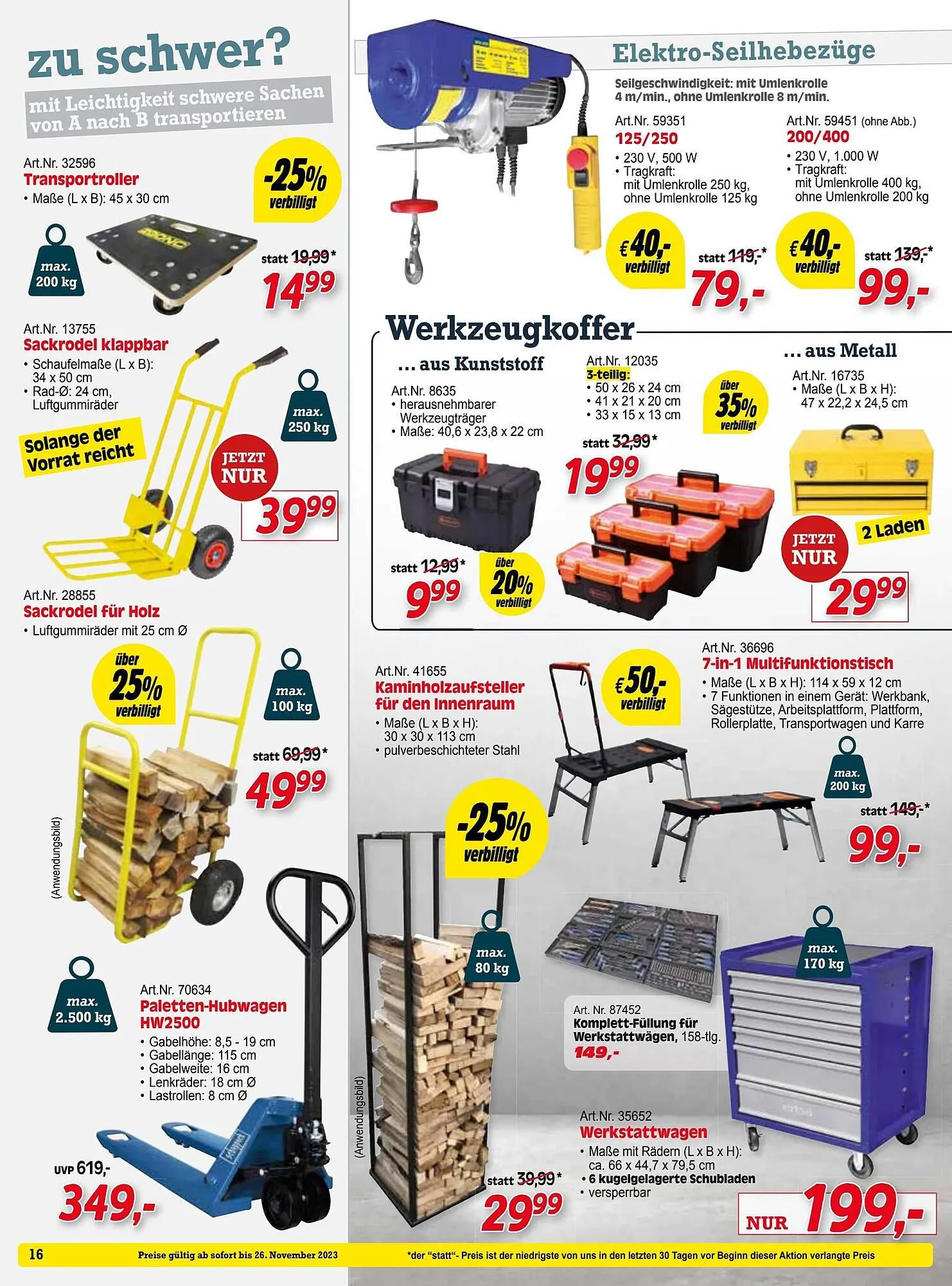 Zgonc Flugblatt von 1. November bis 26. November 2023 - Flugblätt seite 16