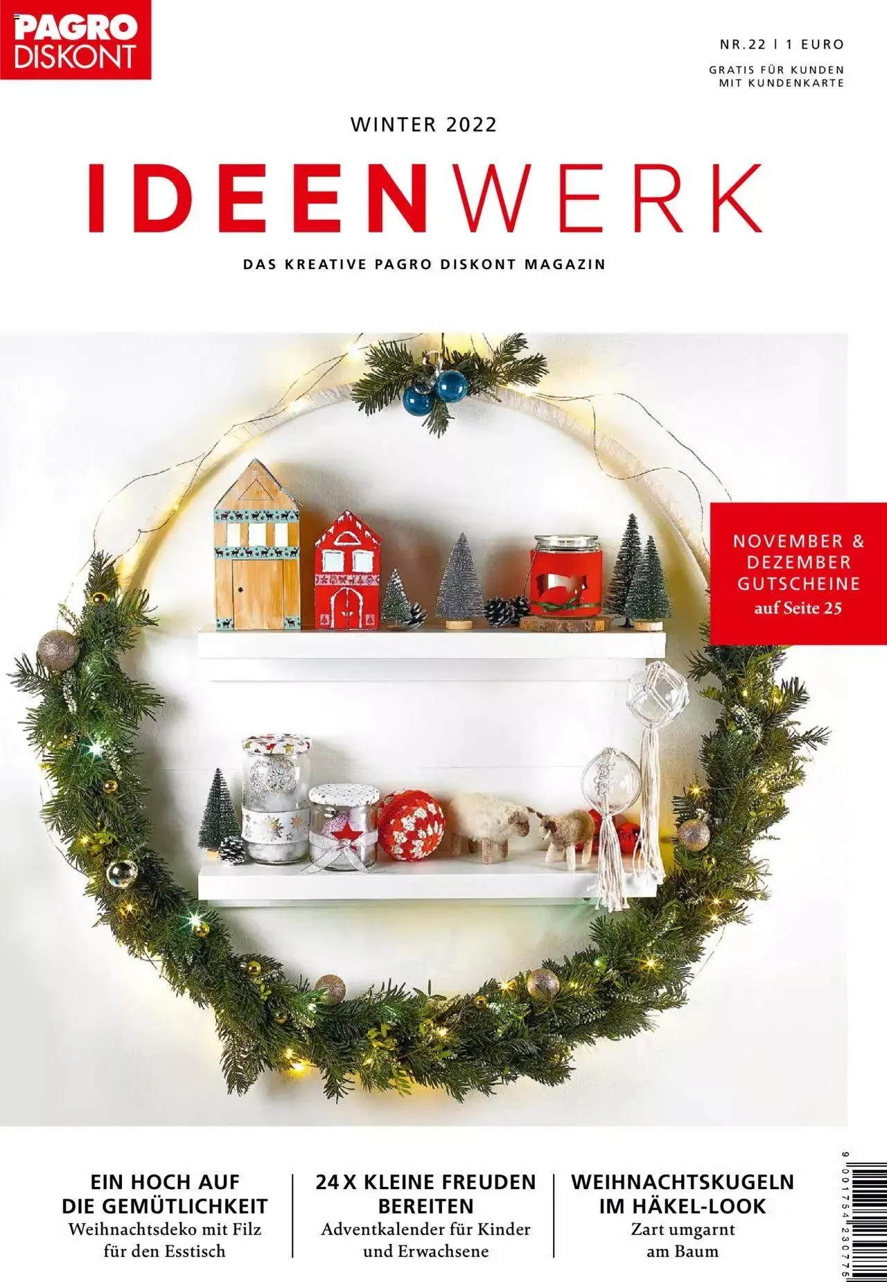 Pagro-Diskont - Ideenwerk von 3. November bis 31. Dezember 2023 - Flugblätt seite  1