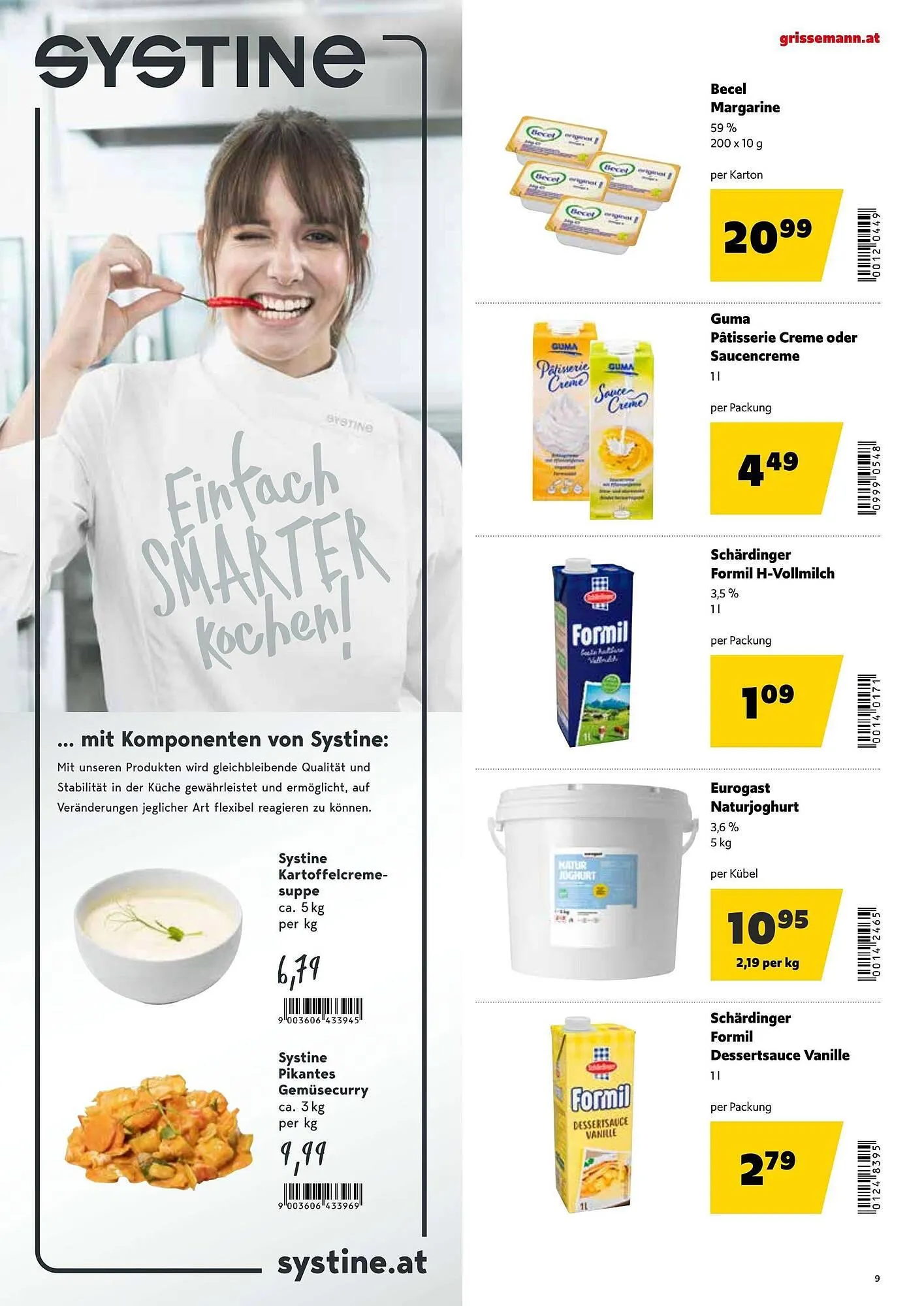 Eurogast Grissemann Flugblatt von 17. November bis 29. November 2025 - Flugblätt seite 9