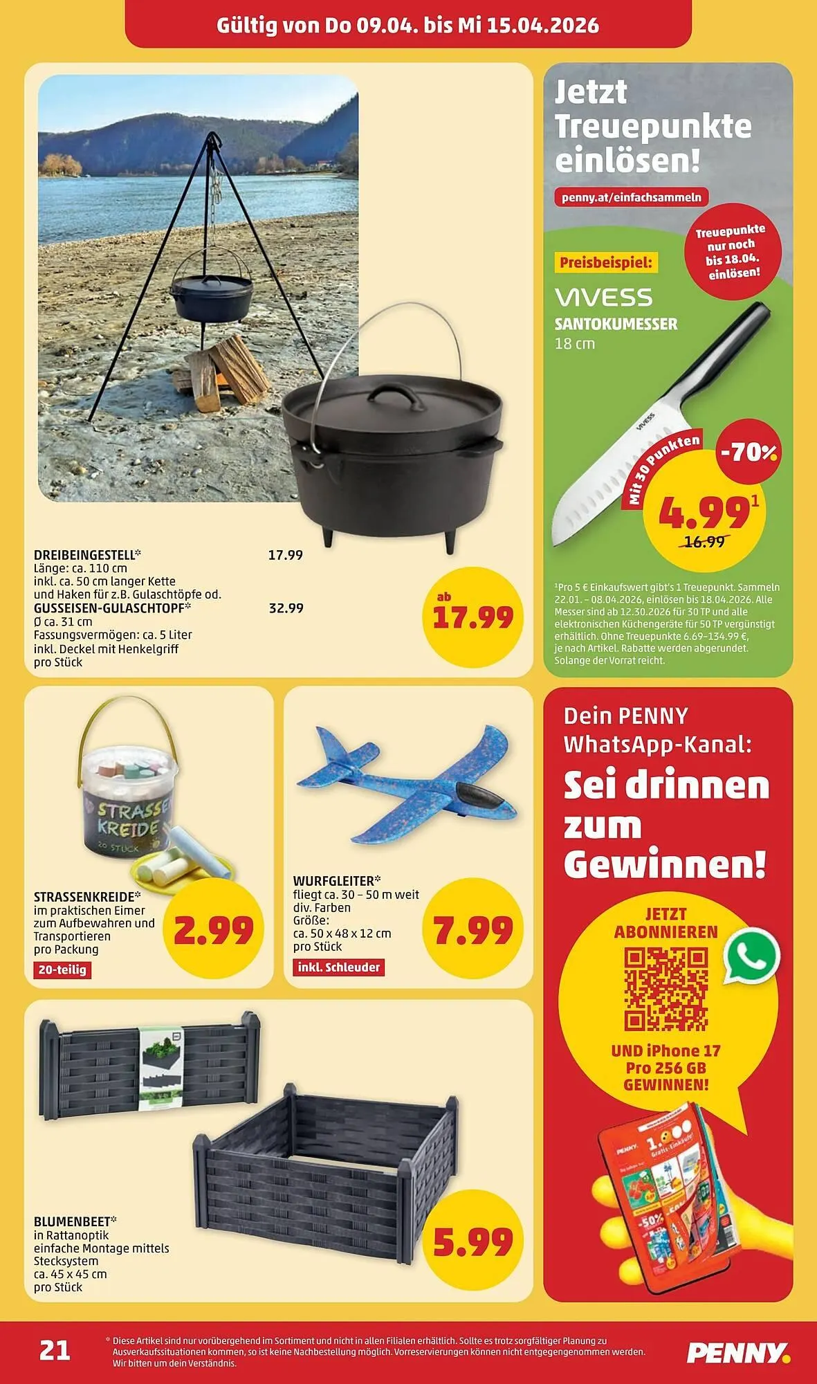 PENNY Flugblatt von 9. April bis 15. April 2026 - Flugblätt seite  21