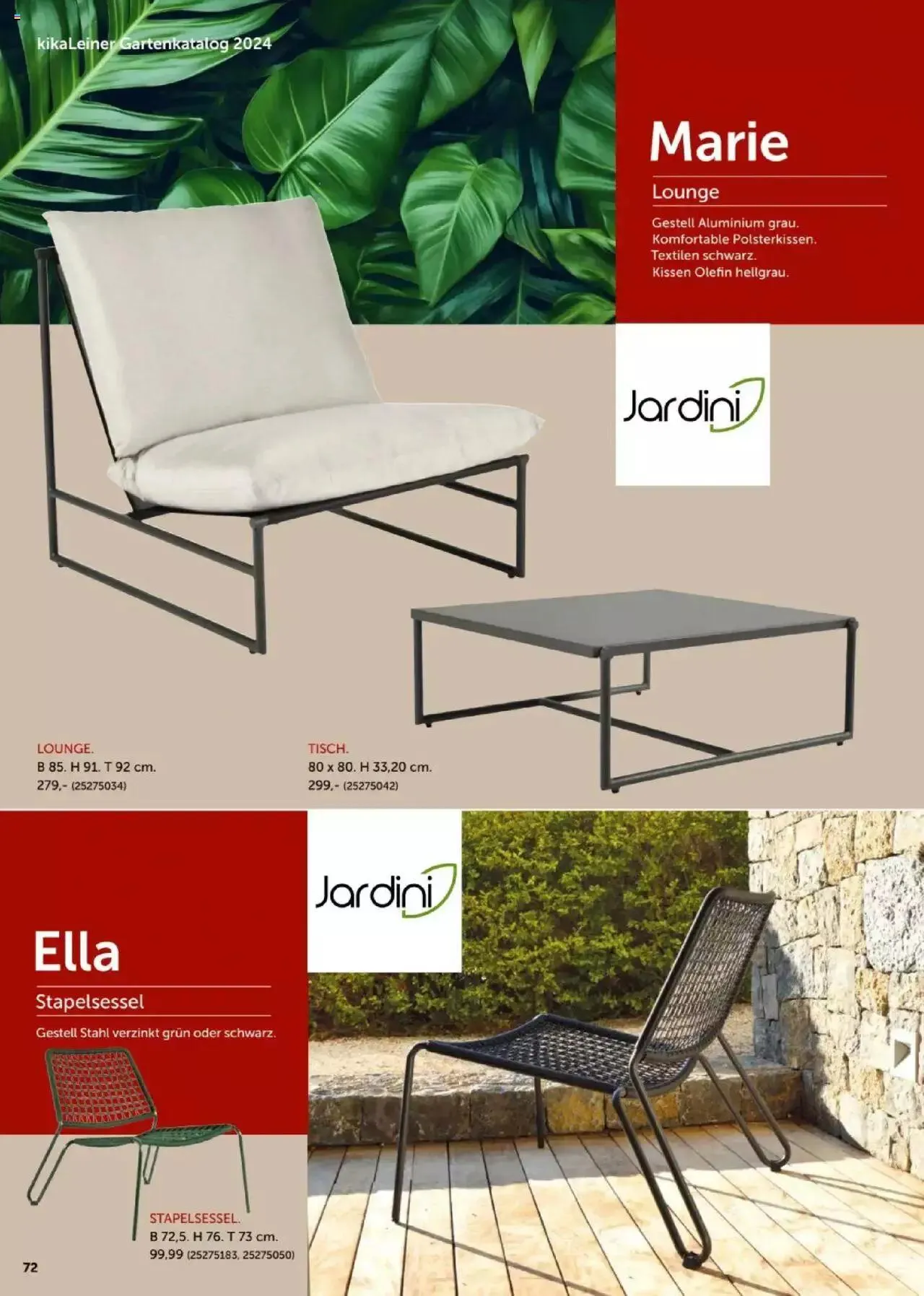 Leiner Garten Katalog 2024 von 4. März bis 30. September 2024 - Flugblätt seite  72