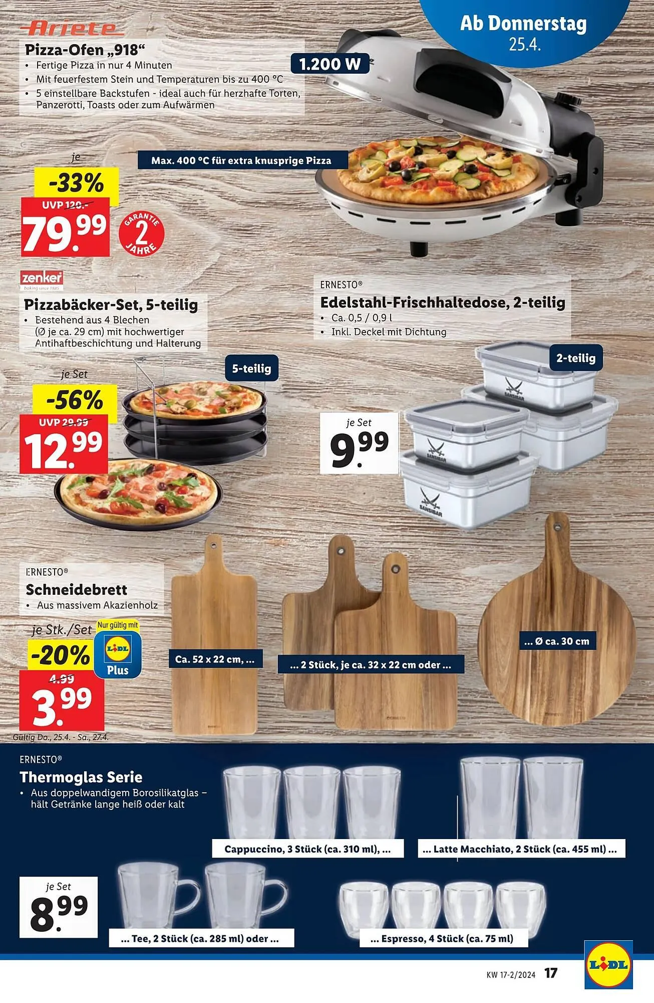 Lidl Flugblatt von 24. April bis 30. April 2024 - Flugblätt seite  17