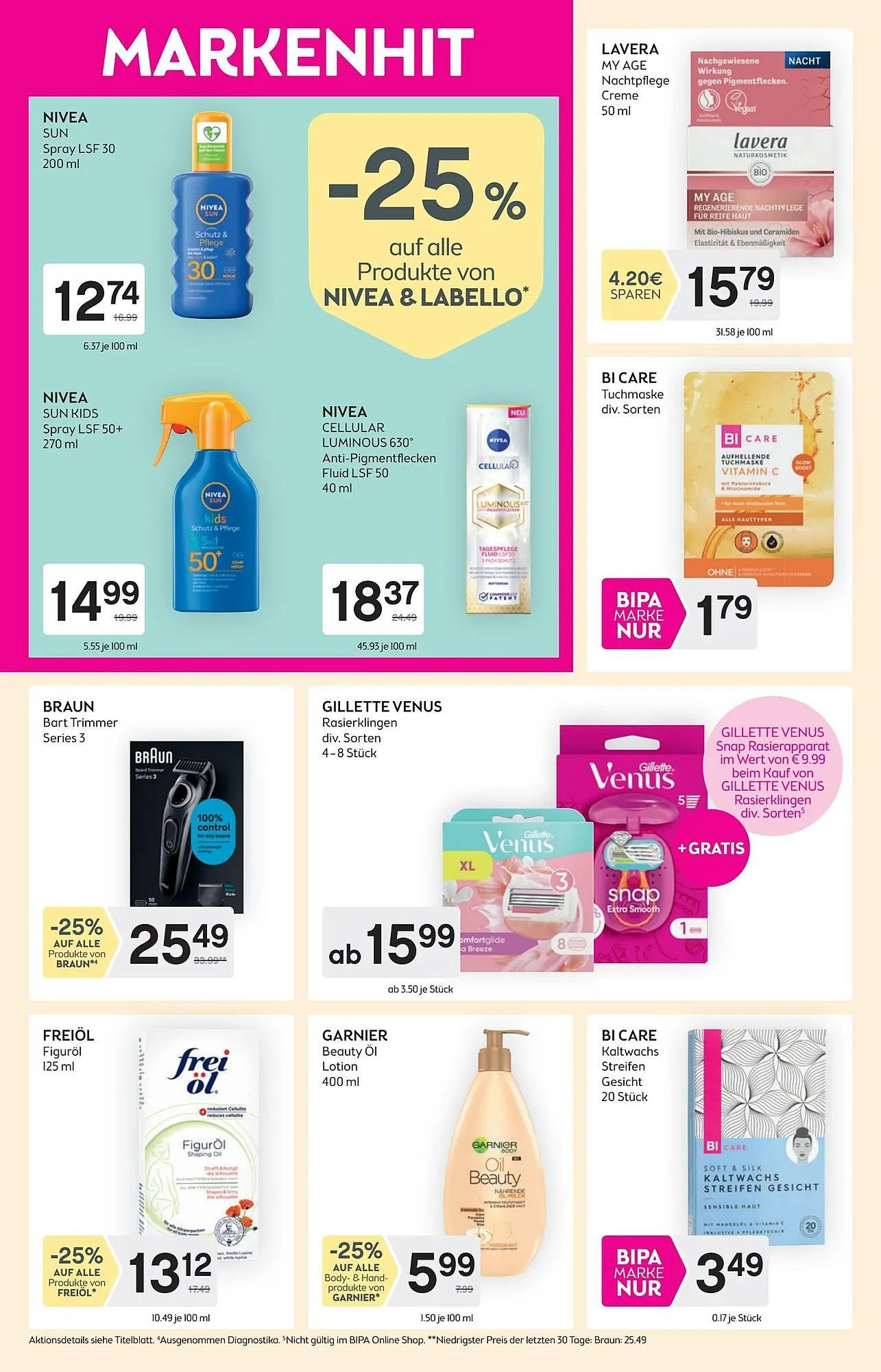 Bipa Flugblatt von 25. April bis 8. Mai 2024 - Flugblätt seite  8