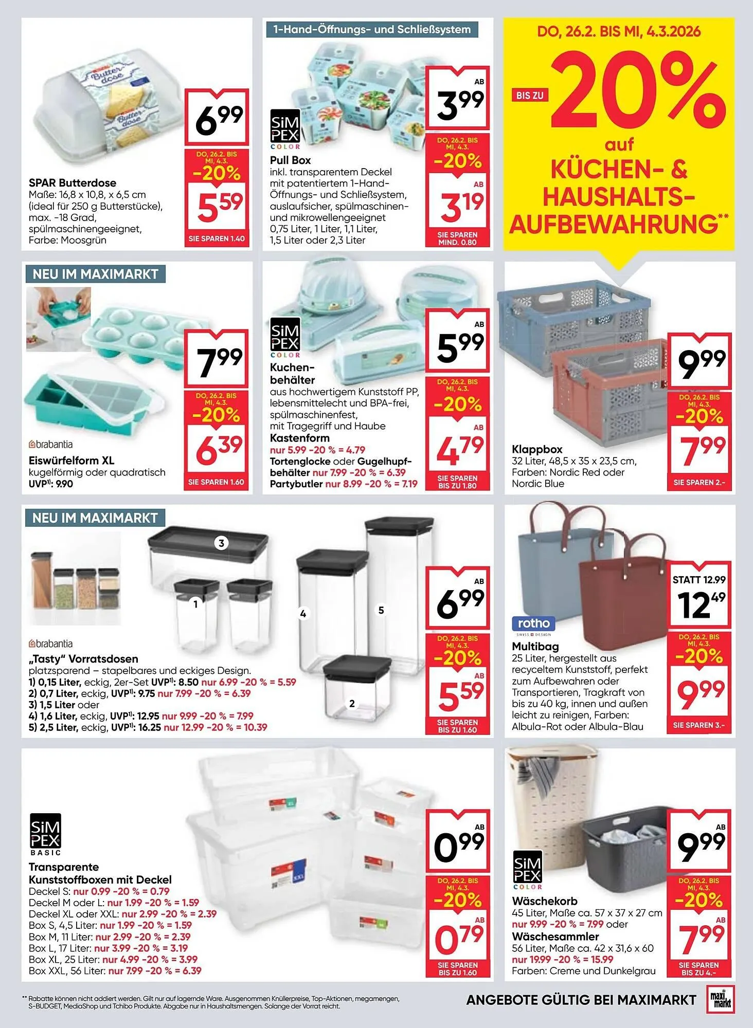 Maximarkt Flugblatt von 26. Februar bis 5. März 2026 - Flugblätt seite 19