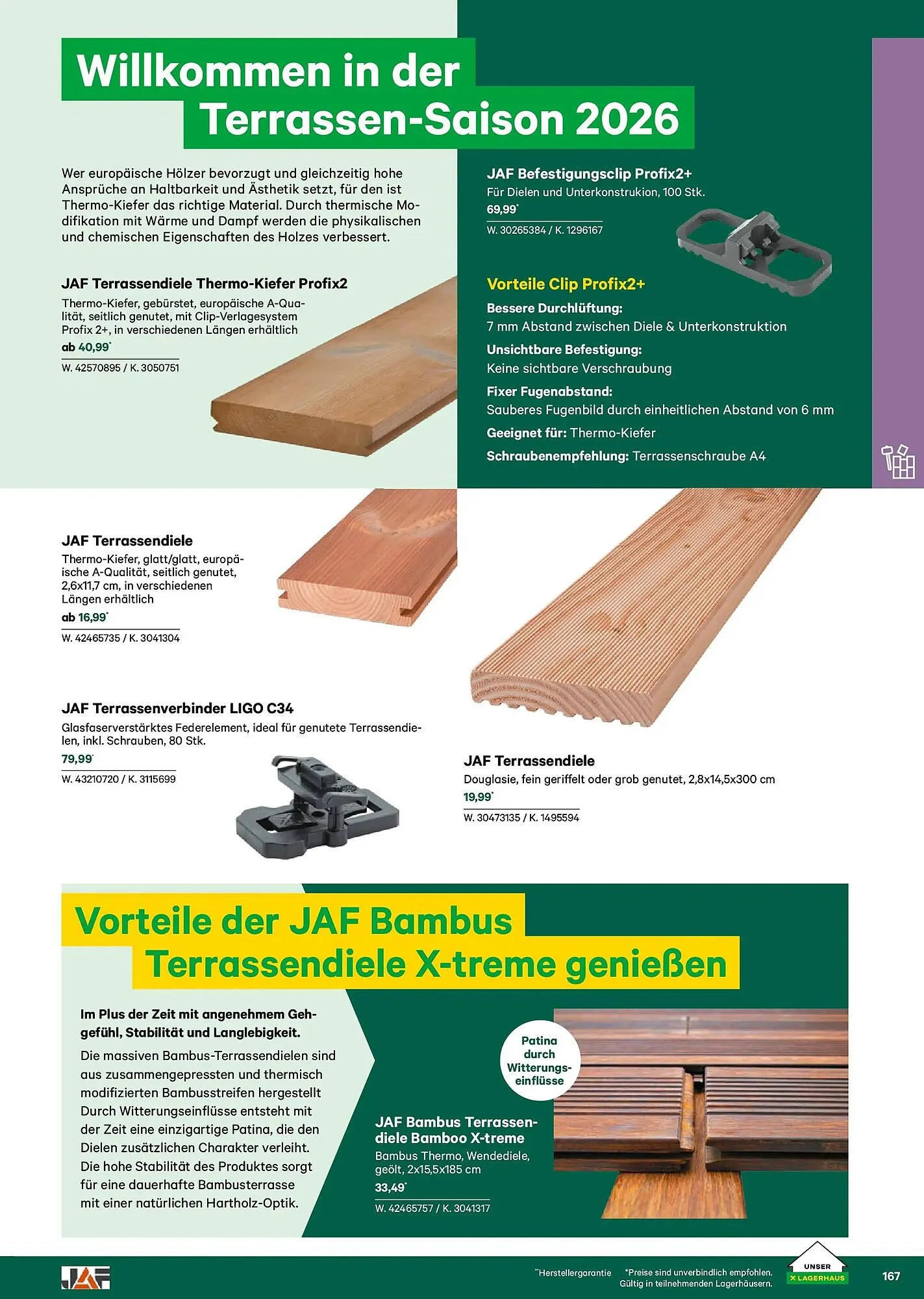 Lagerhaus Flugblatt von 22. Februar bis 31. Mai 2026 - Flugblätt seite 167