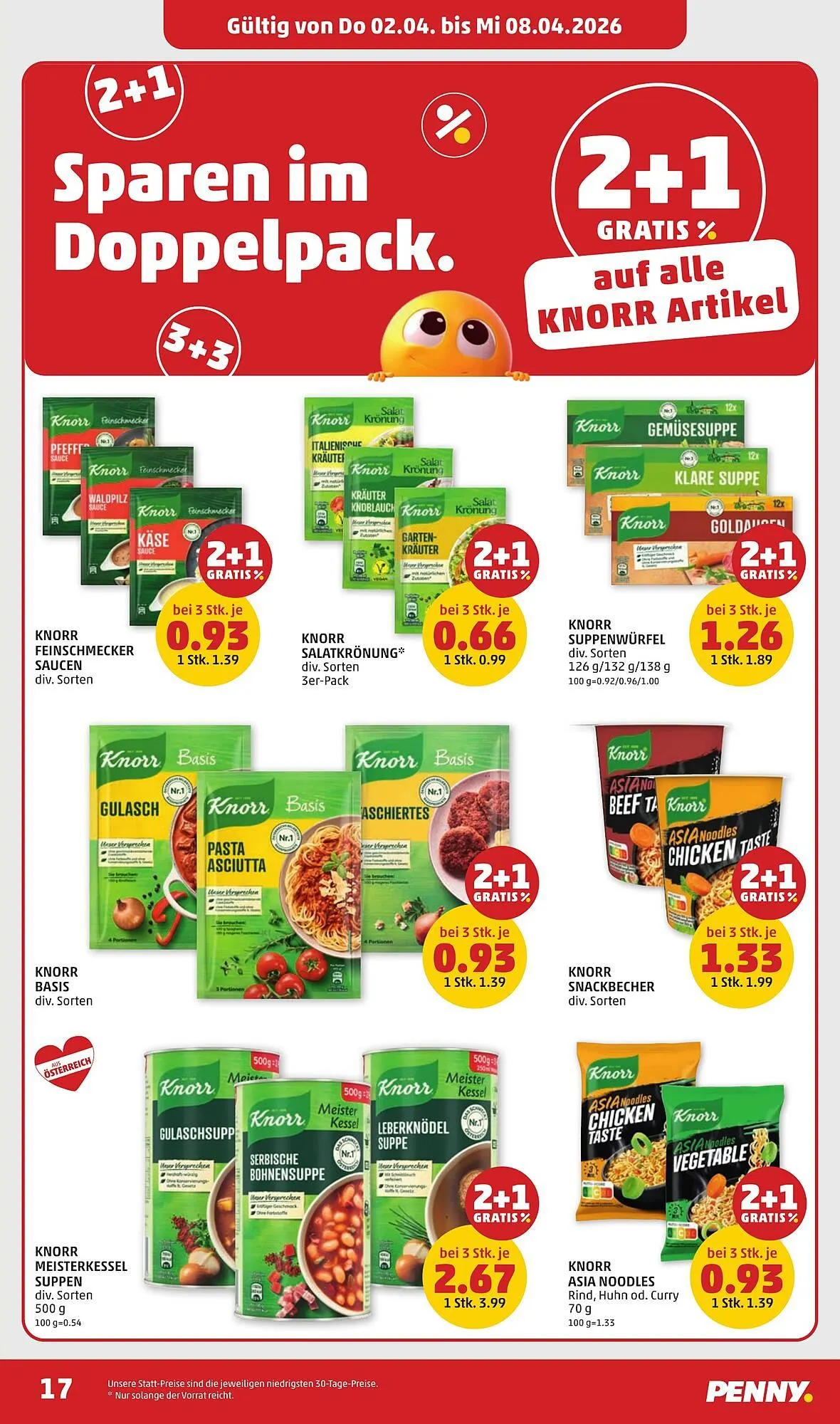 PENNY Flugblatt von 2. April bis 8. April 2026 - Flugblätt seite 17
