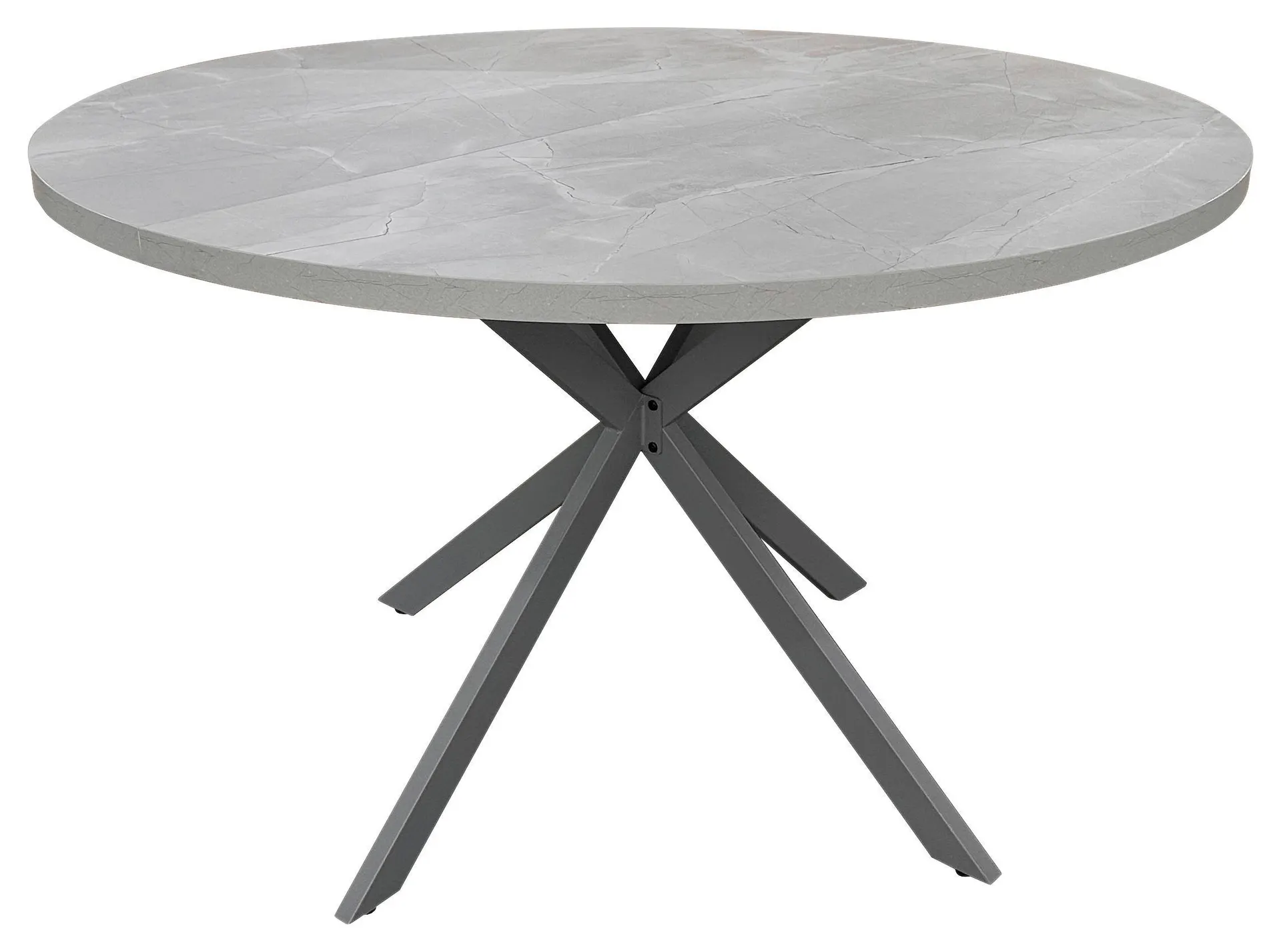 Rund Monte 120x75 cm Grau