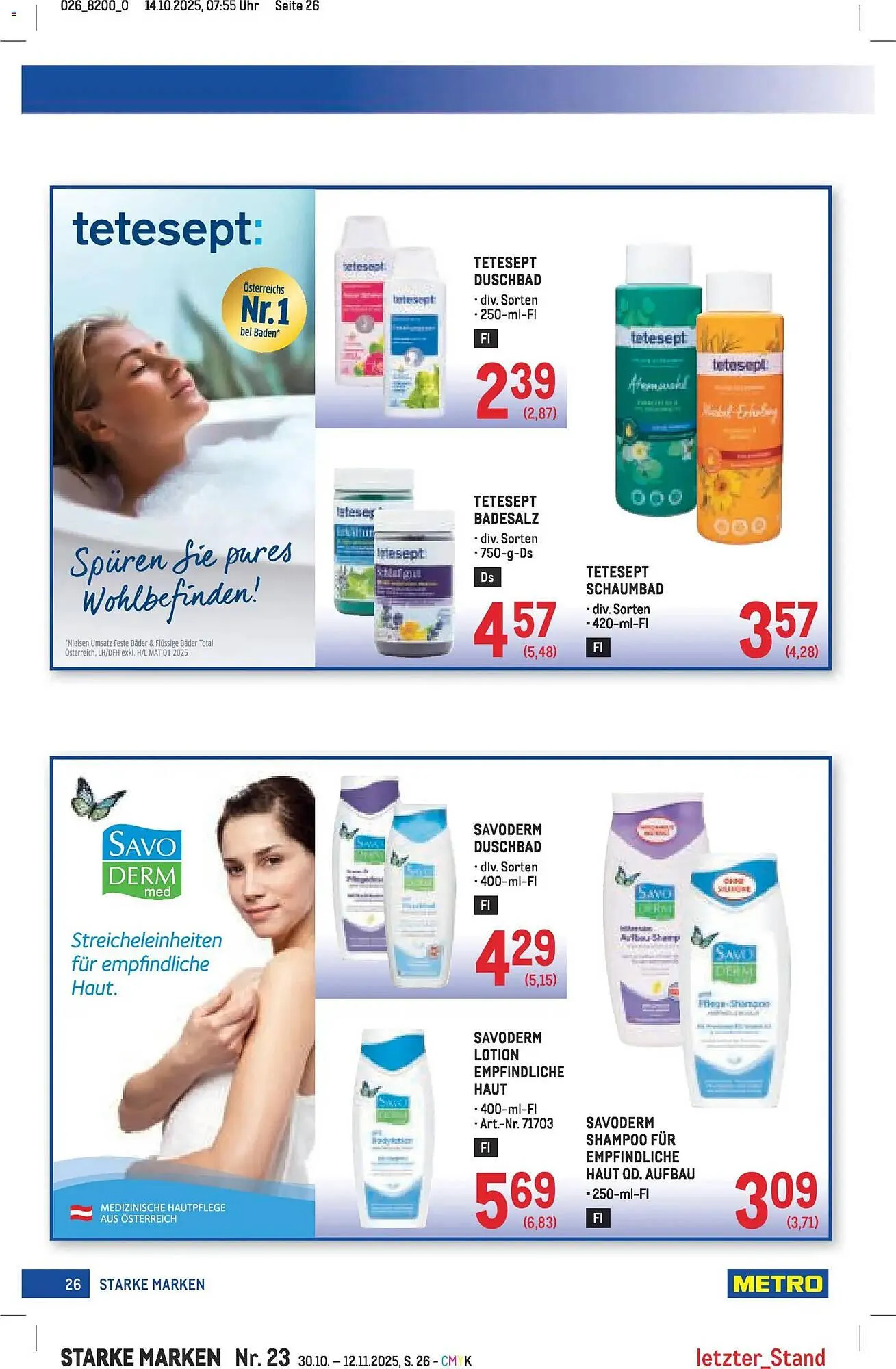 Metro Flugblatt von 30. Oktober bis 12. November 2025 - Flugblätt seite  26