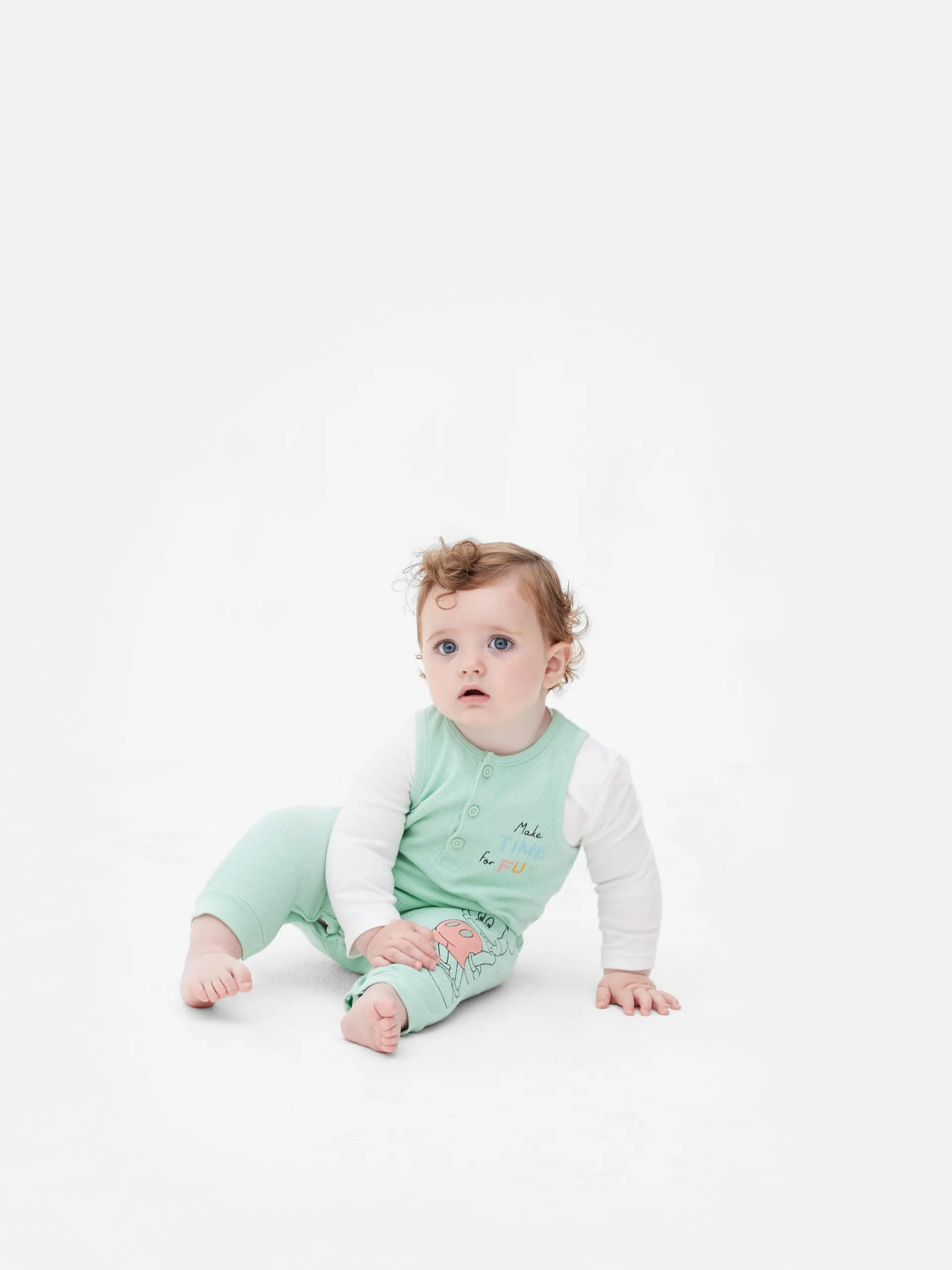 „Disney Micky Maus und Donald Duck“ Body- und Latzhosen-Set