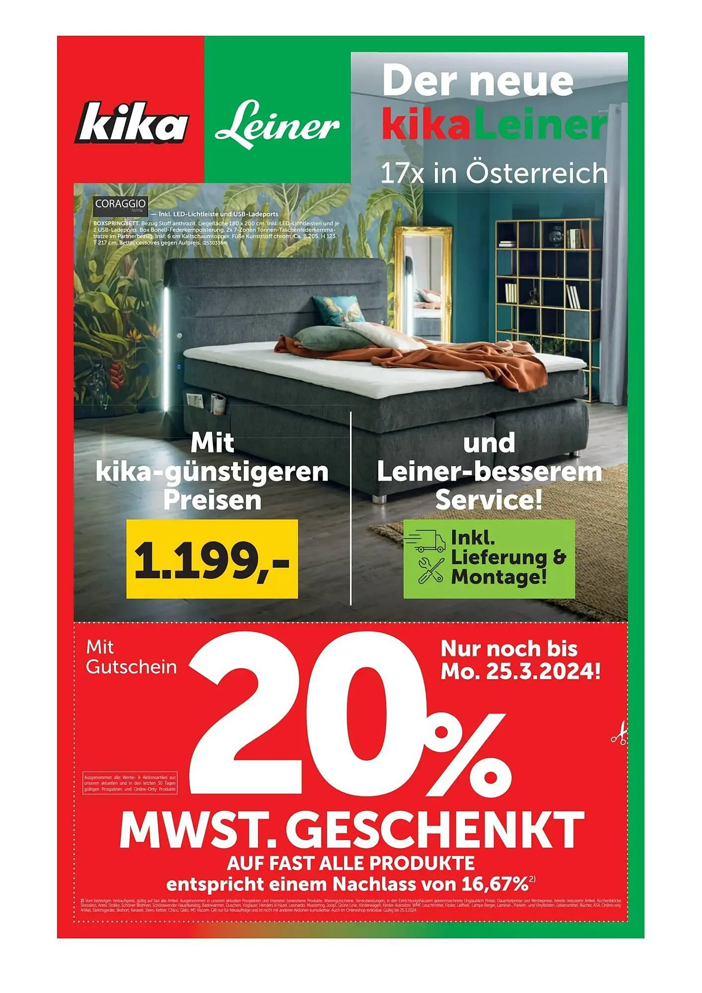 Leiner Flugblatt von 19. März bis 2. April 2024 - Flugblätt seite  