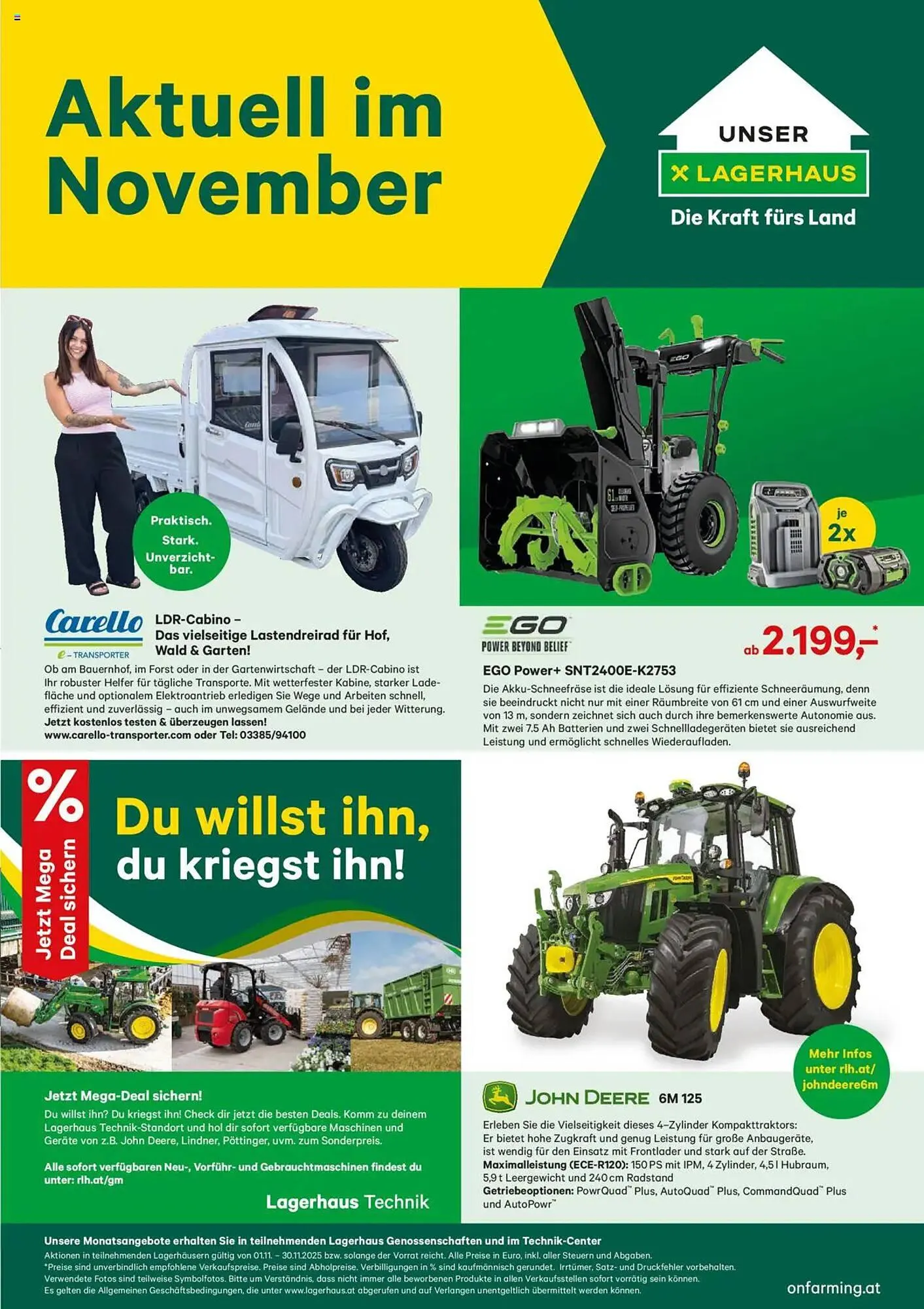 Lagerhaus Flugblatt von 1. November bis 30. November 2025 - Flugblätt seite  57