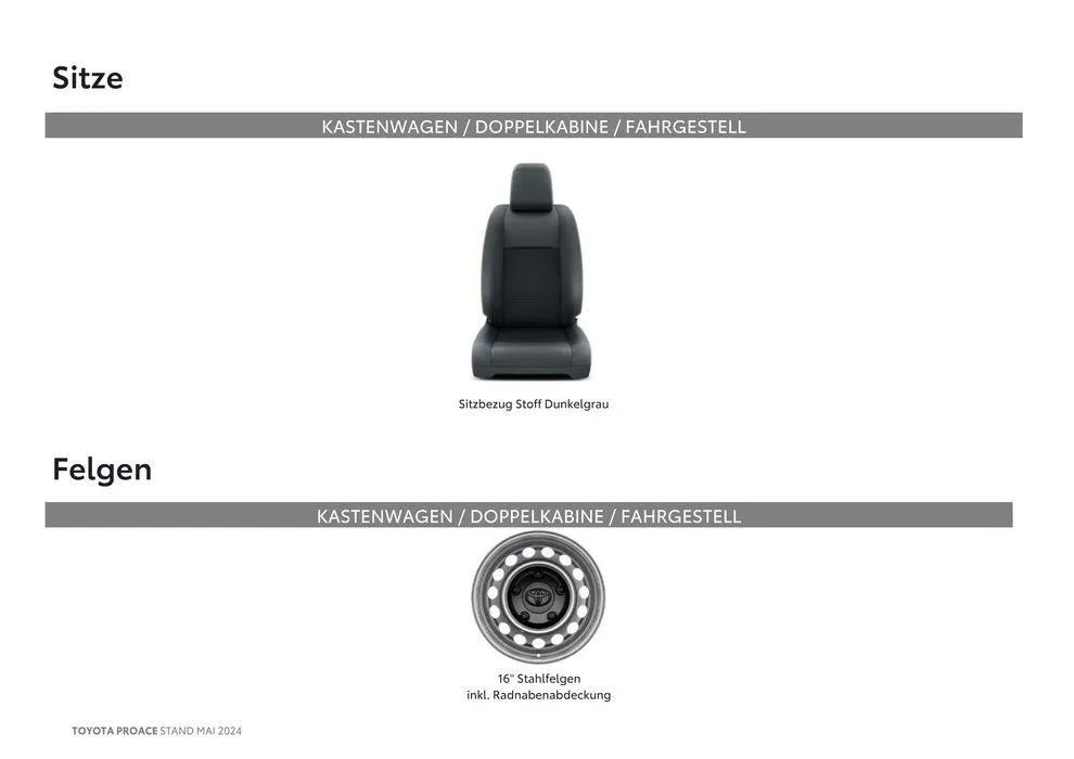 Toyota Proace & Proace Electric von 14. Mai bis 14. Mai 2025 - Flugblätt seite 13