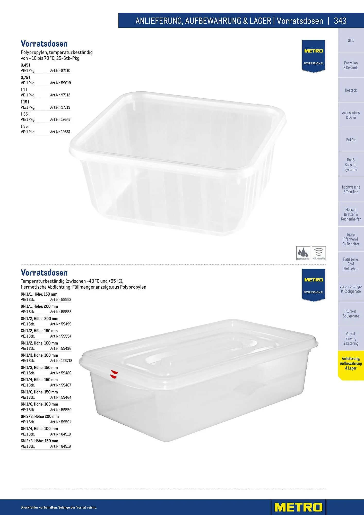 Metro Flugblatt von 25. März bis 31. Dezember 2026 - Flugblätt seite  343
