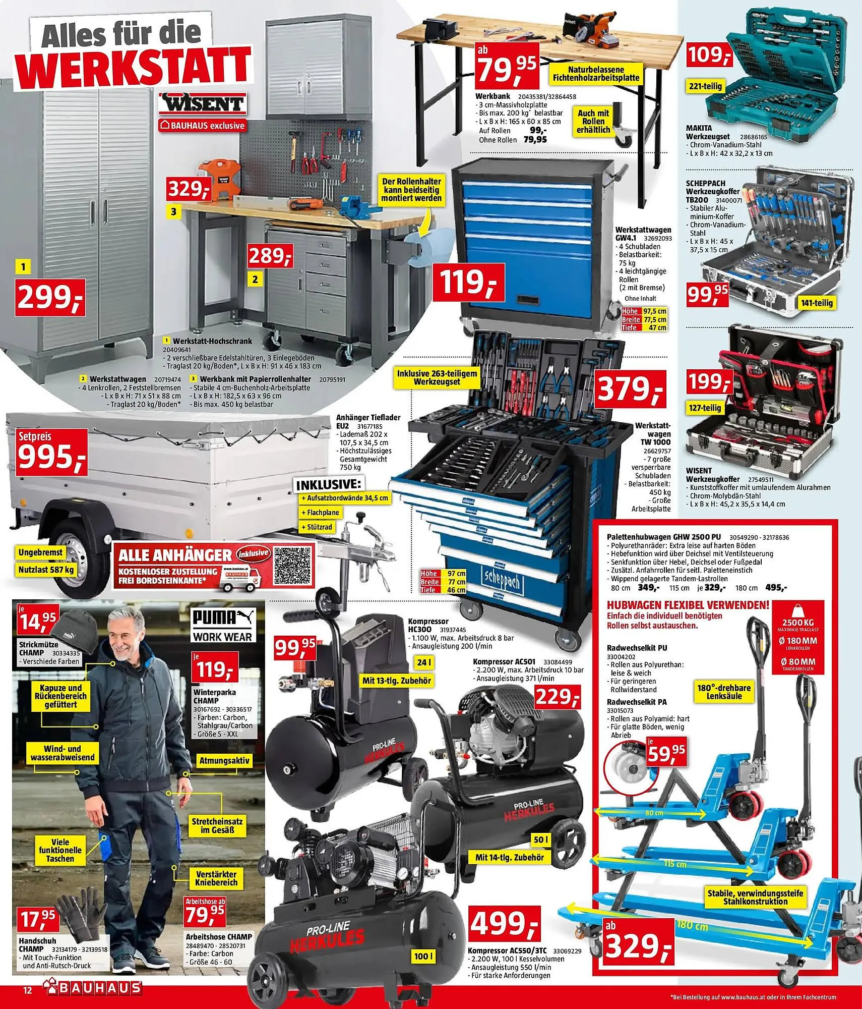 Bauhaus Flugblatt von 3. Dezember bis 31. Dezember 2025 - Flugblätt seite  12