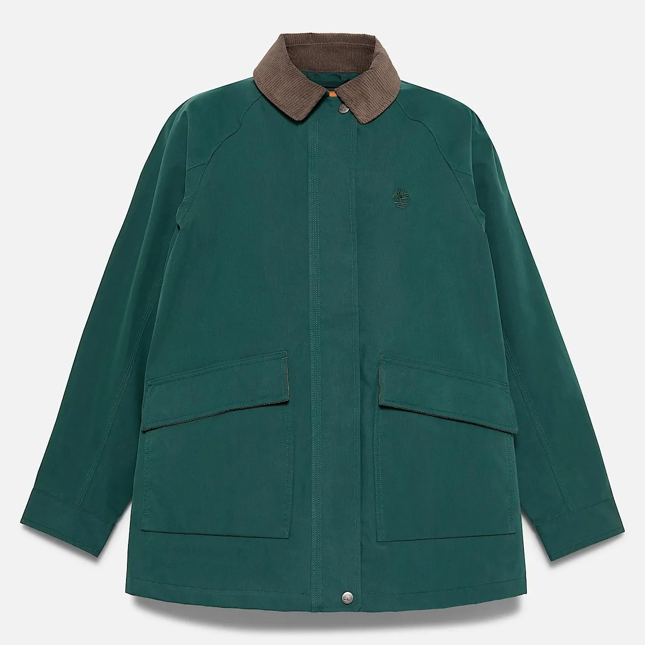 Wasserdichte Wenham Barn-Jacke für Damen in Dunkelgrün