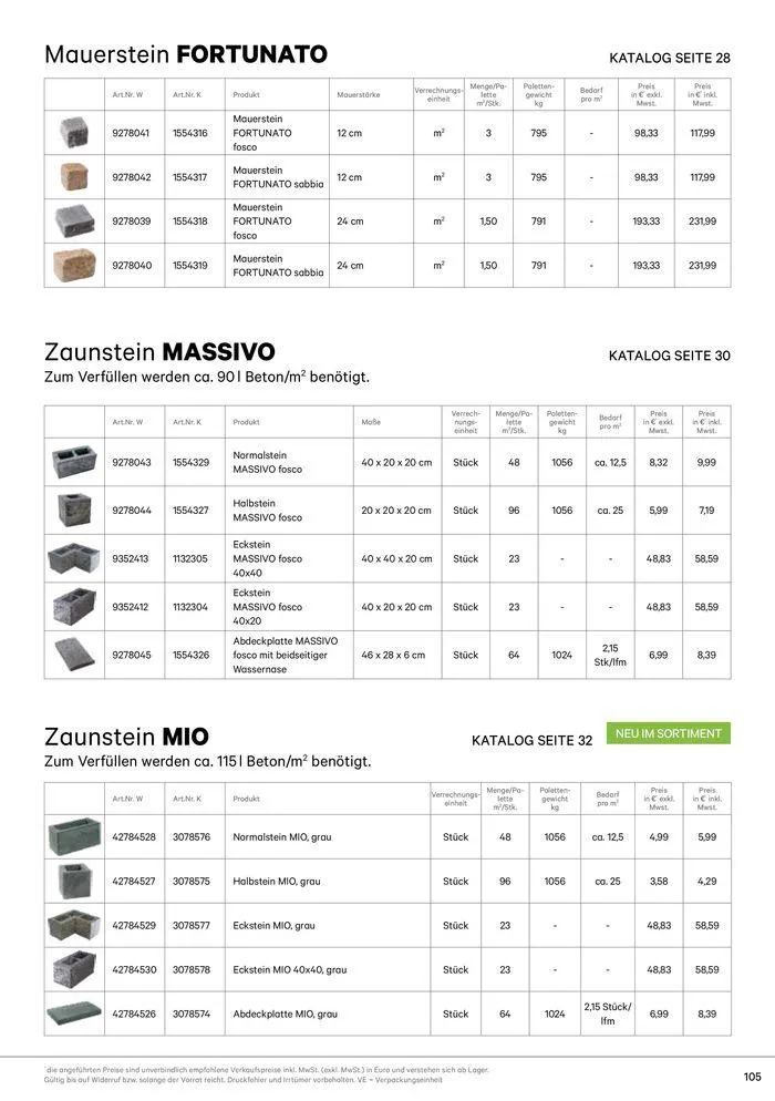 Casafino Katalog von 1. Februar bis 31. Dezember 2024 - Flugblätt seite  105