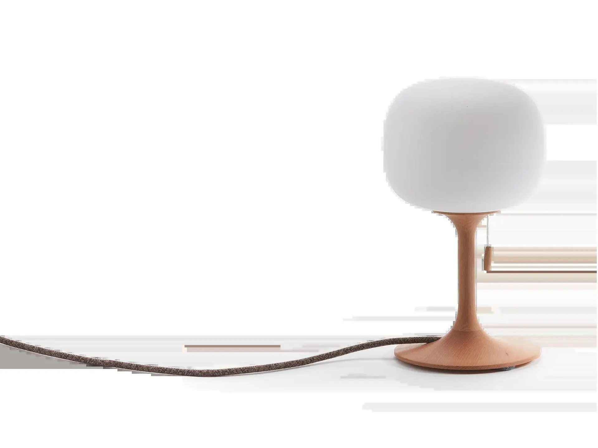 Tischleuchte Tando inkl. Leuchtmittel, Buche