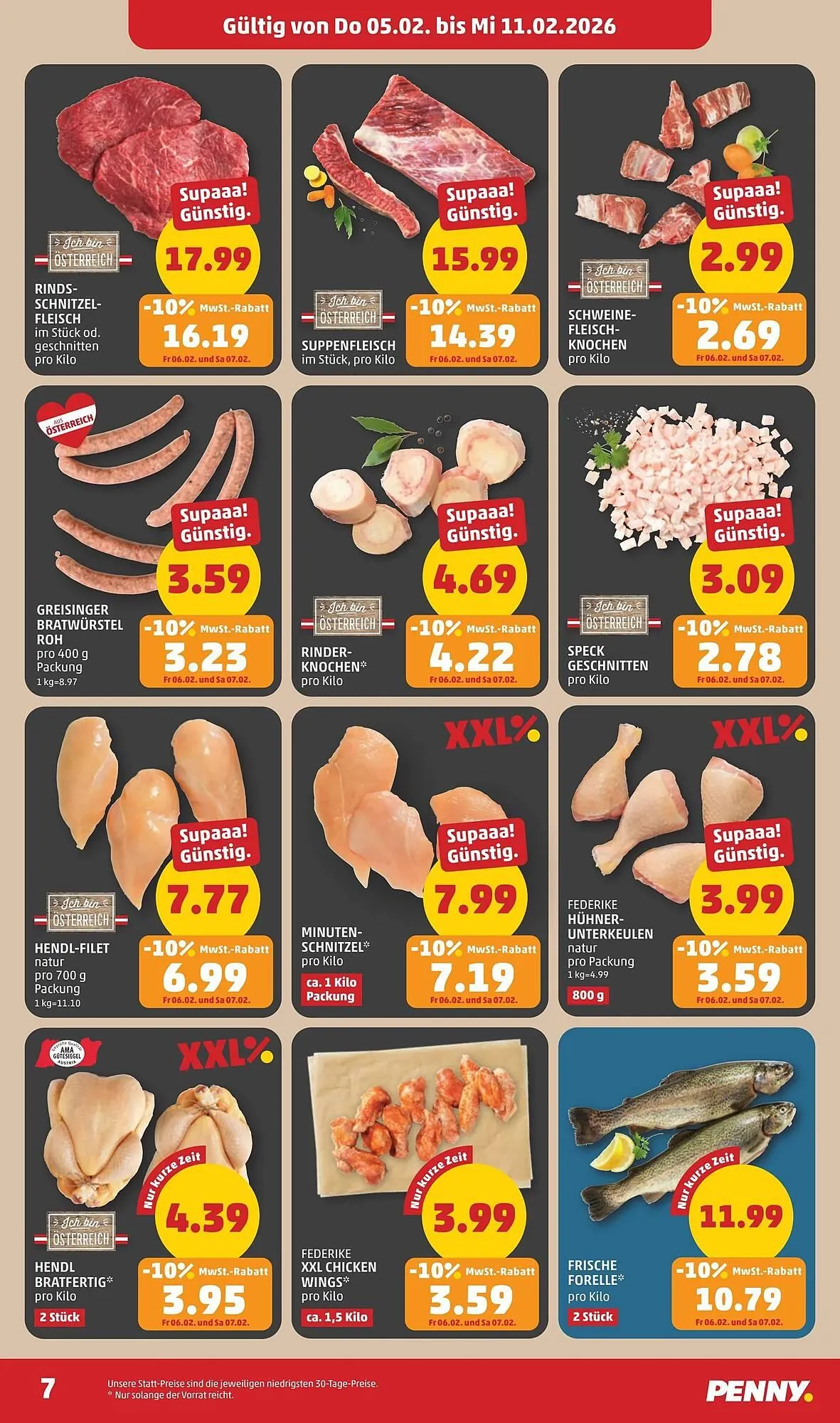 PENNY Flugblatt von 5. Februar bis 11. Februar 2026 - Flugblätt seite  7