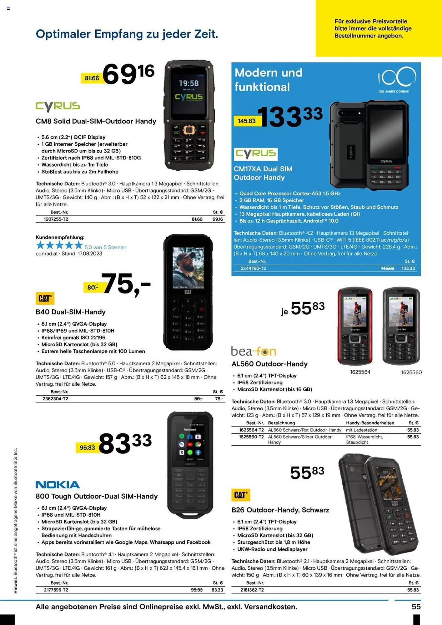 Conrad Flugblatt von 4. September bis 22. Oktober 2023 - Flugblätt seite 57