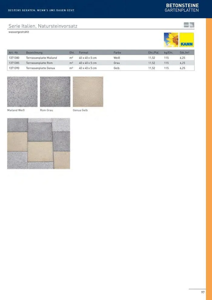 Galabau 2024/25 von 5. Juni bis 31. Dezember 2025 - Flugblätt seite 94