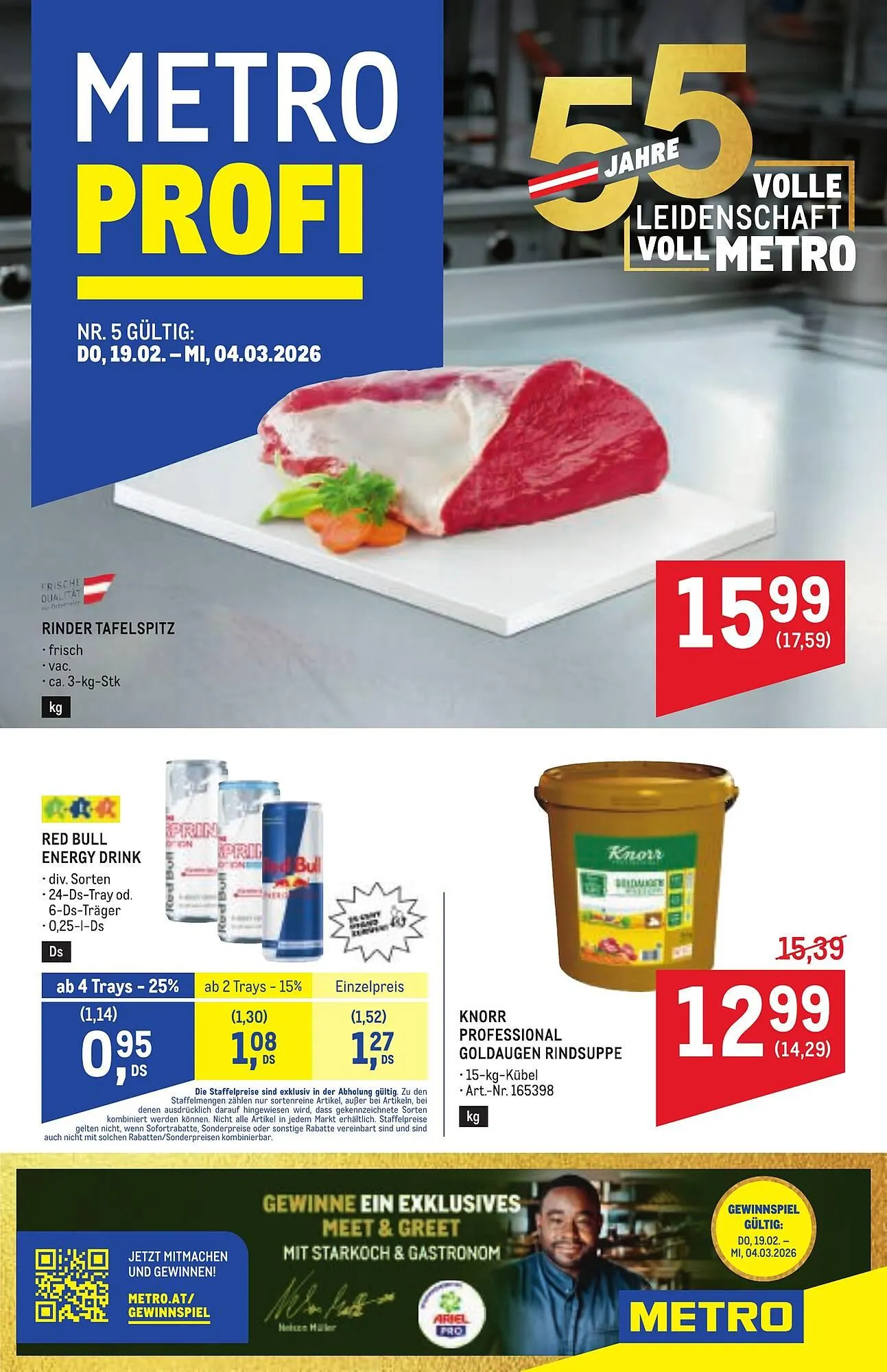 Metro Flugblatt von 19. Februar bis 4. März 2026 - Flugblätt seite 1