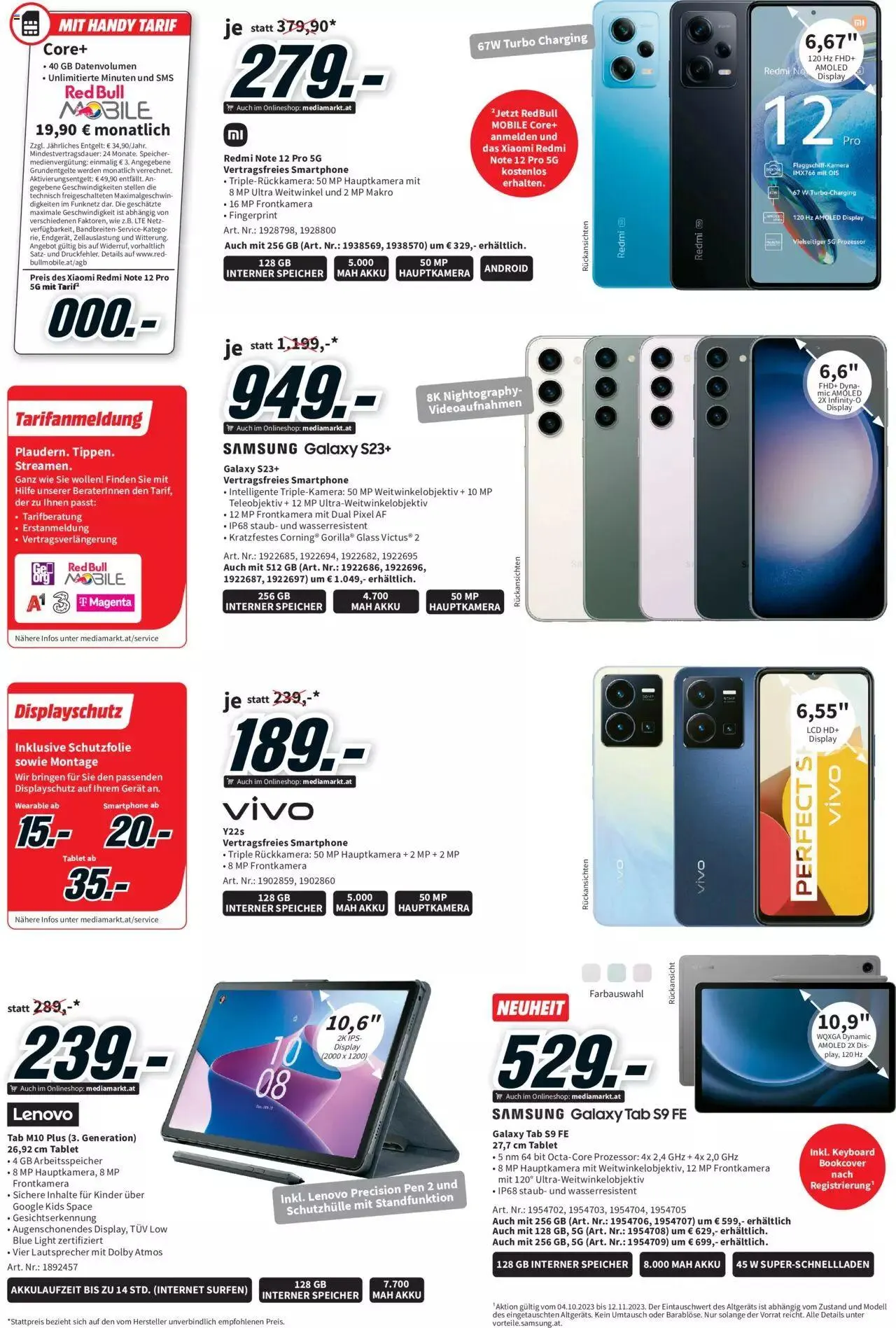 Media Markt Angebote von 15. Oktober bis 28. Oktober 2023 - Flugblätt seite  2