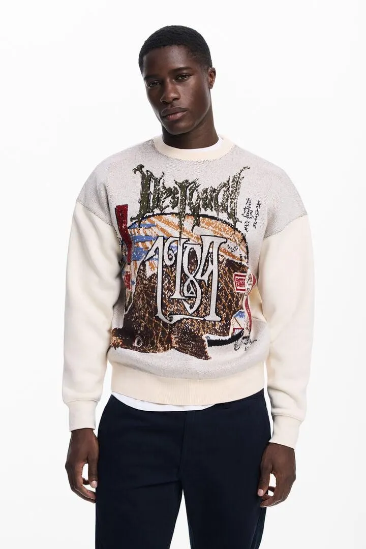 Vintage-Karpfen-Sweatshirt