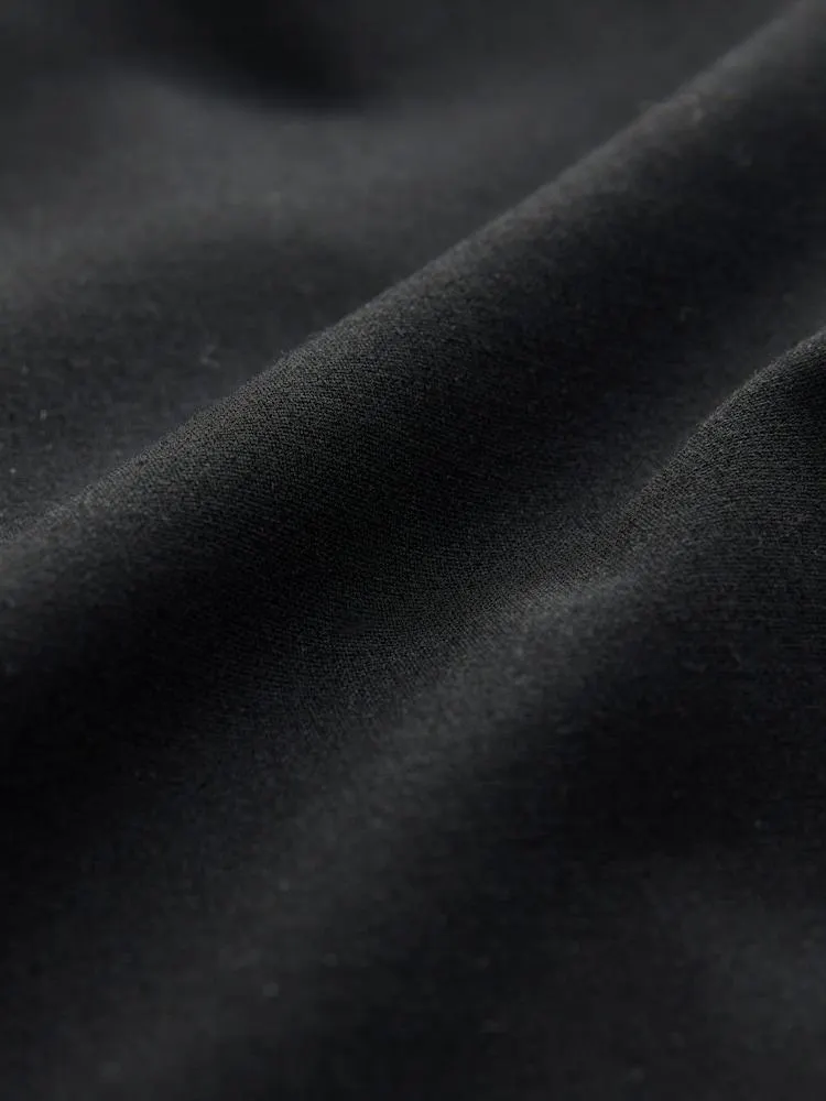 Schwarz - Tailored einreihiger Blazer mit Wolle