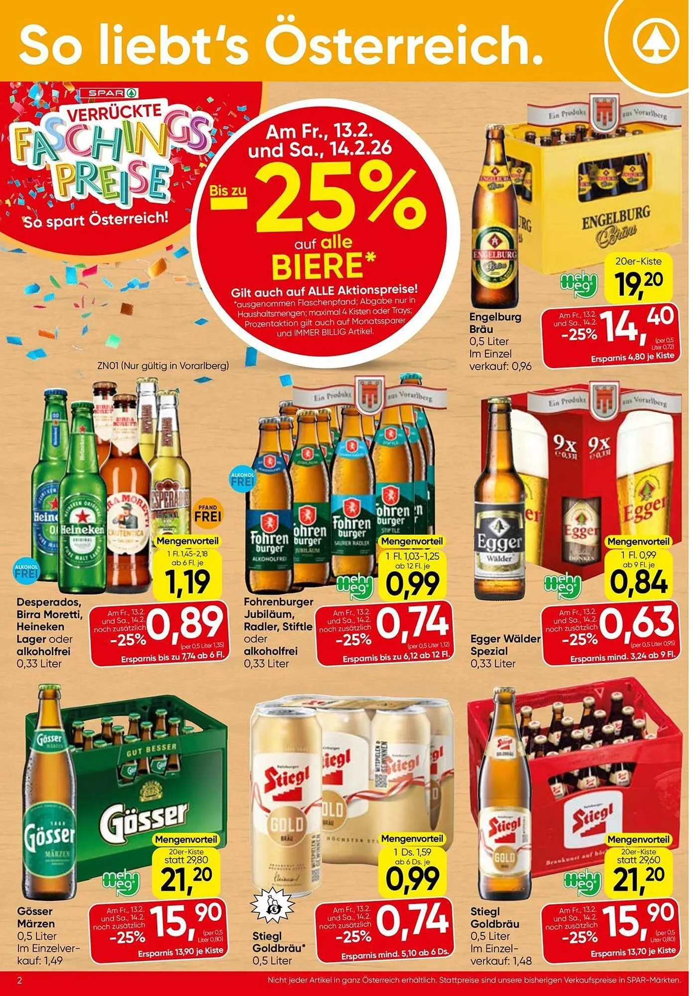 Eurospar Flugblatt von 12. Februar bis 25. Februar 2026 - Flugblätt seite 2