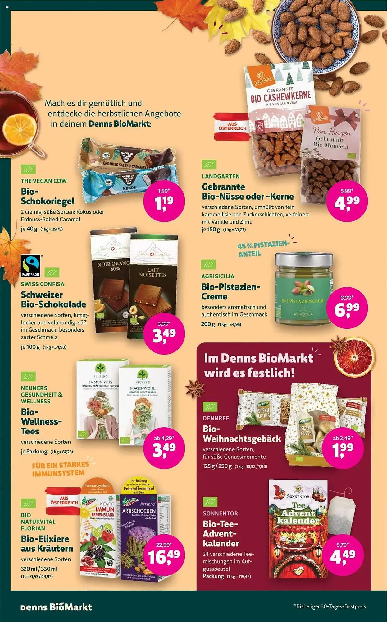 Denn's Biomarkt Flugblatt von 22. Oktober bis 4. November 2025 - Flugblätt seite  10