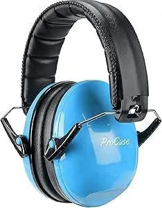 ProCase Kinder Gehörschutz NRR 21dB Lärmschutz für 3-12 Jahren Ohrenschützer Kapselgehörschutz für Schlaf, Reisen & Karnevalsumzügen Autismus Noise Cancelling