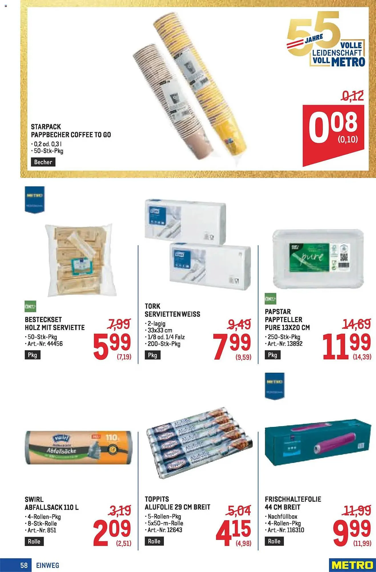 Metro Flugblatt von 19. März bis 1. April 2026 - Flugblätt seite  58