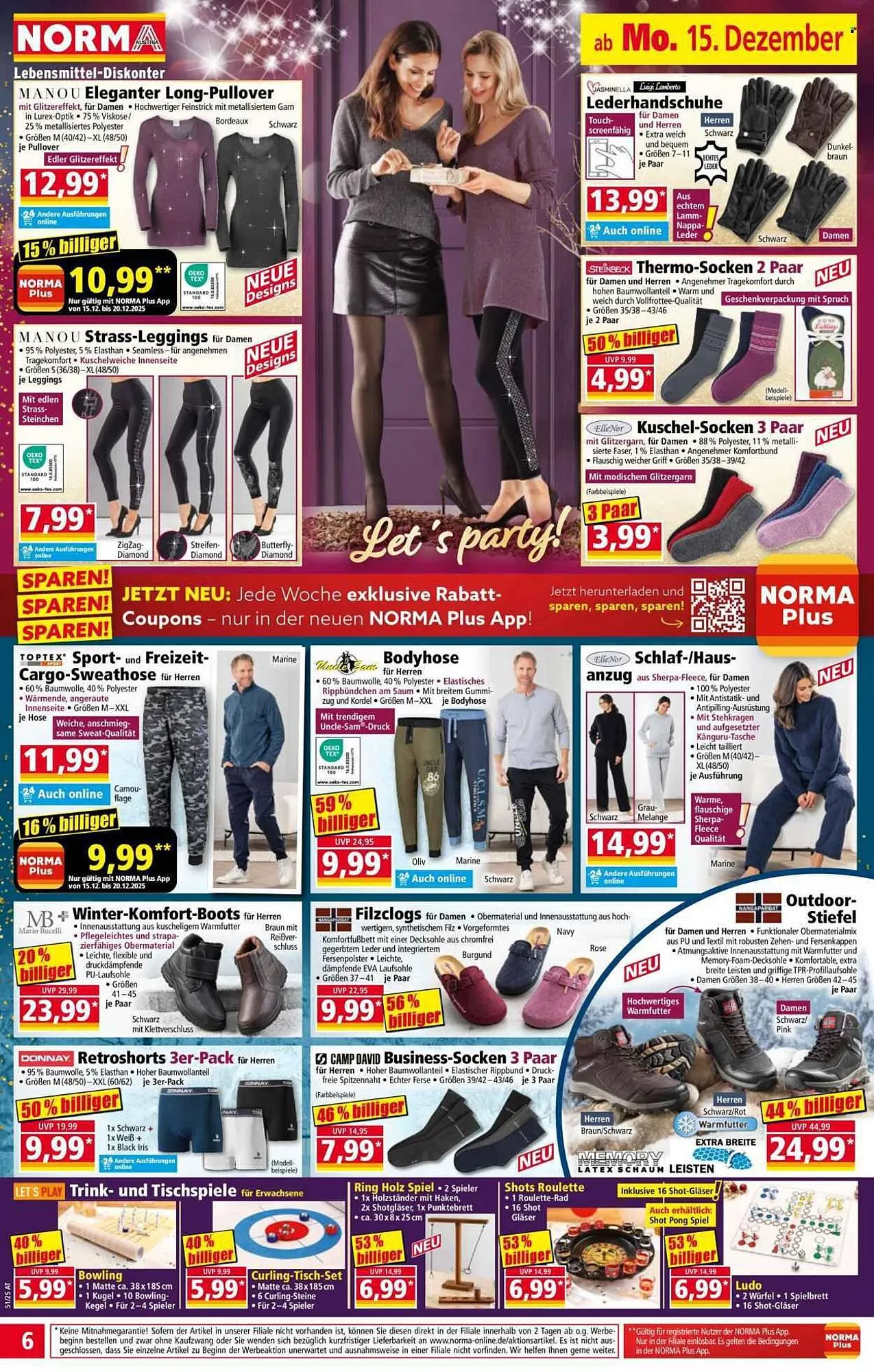 Norma Prospekt von 15. Dezember bis 20. Dezember 2025 - Flugblätt seite 6