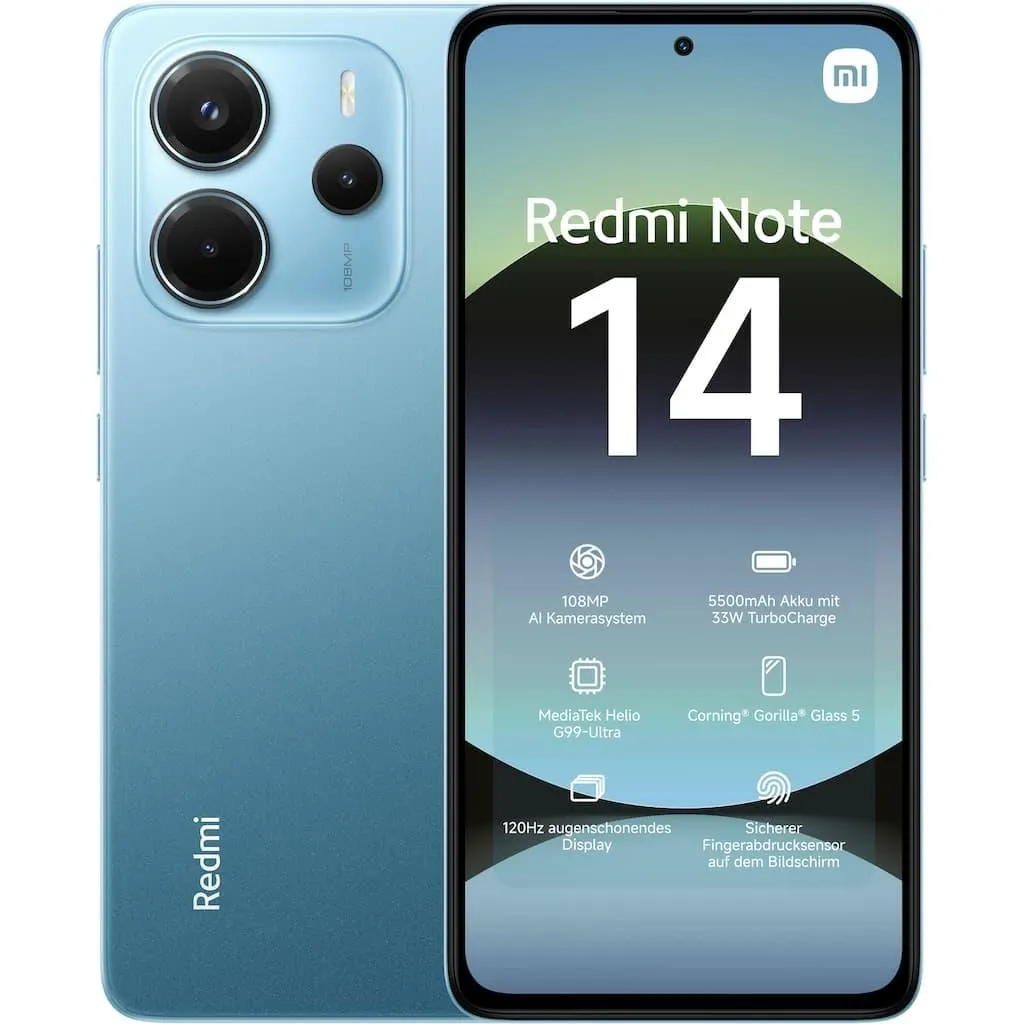 Xiaomi Smartphone »Redmi Note 14« Blau