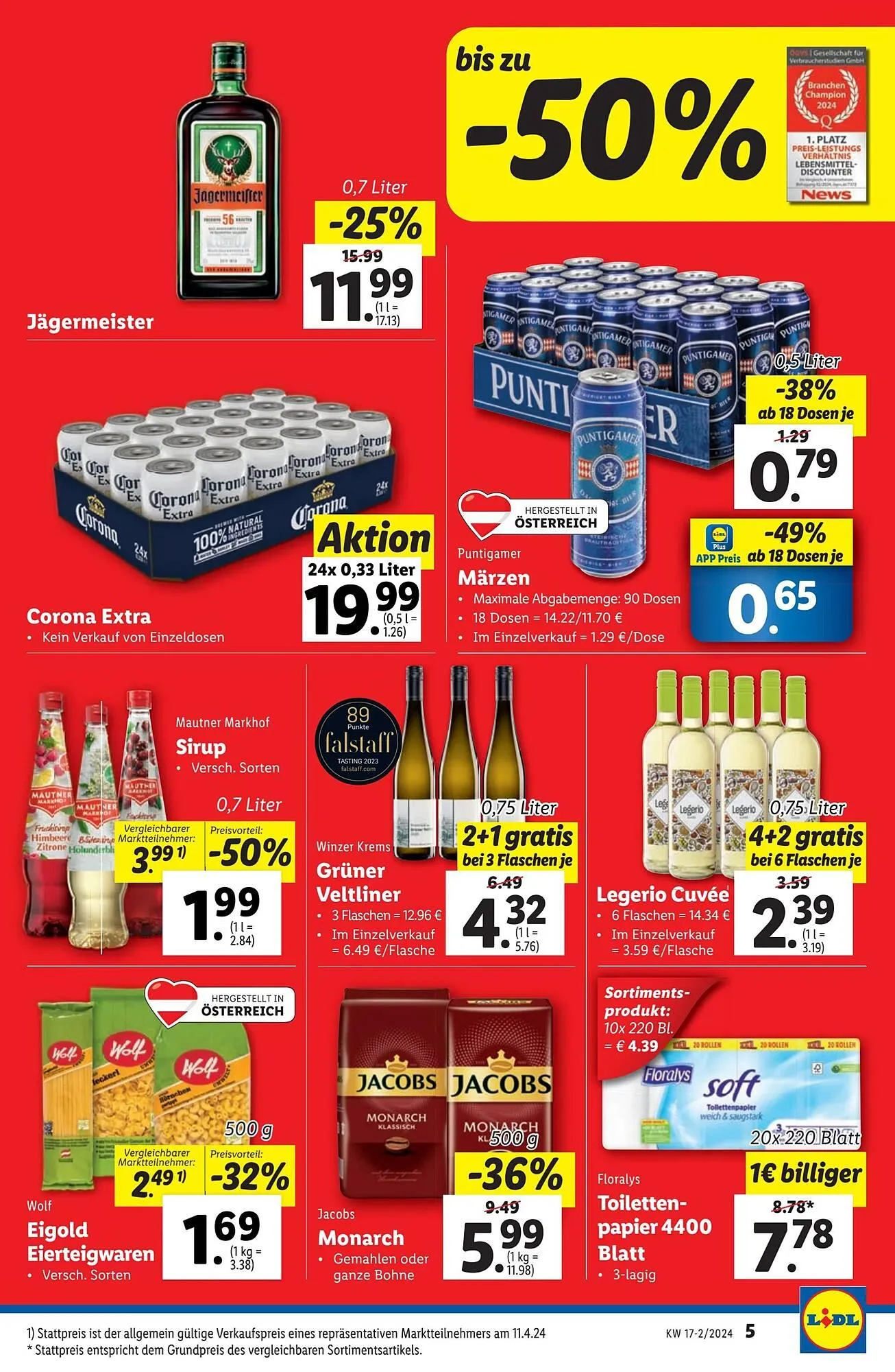 Lidl Flugblatt von 24. April bis 30. April 2024 - Flugblätt seite 5