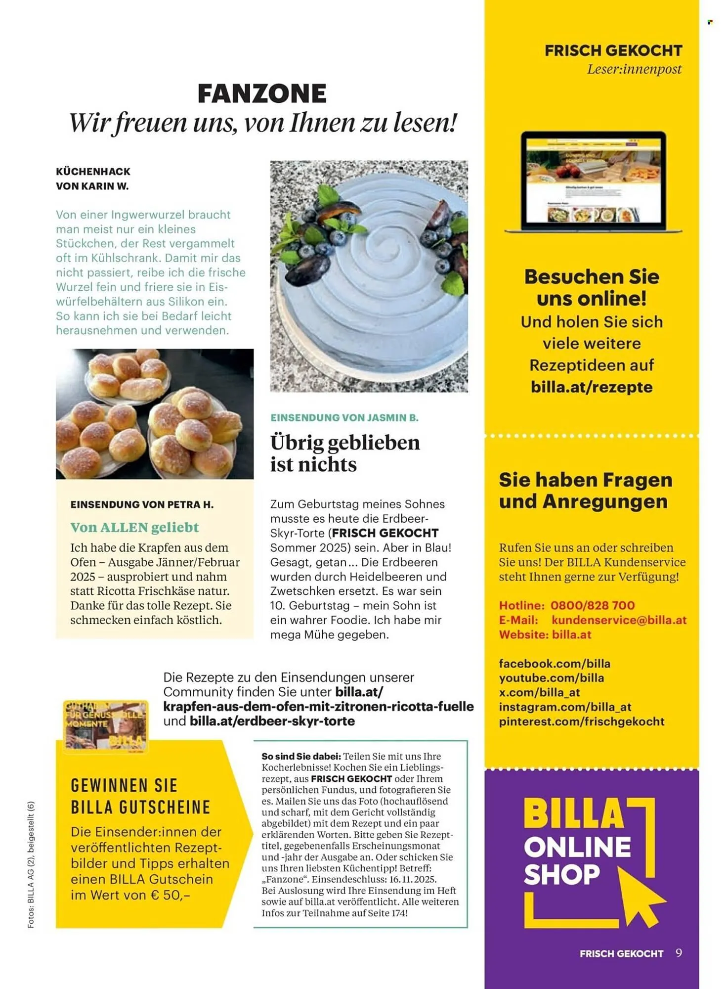 Billa Flugblatt von 1. November bis 30. November 2025 - Flugblätt seite  5