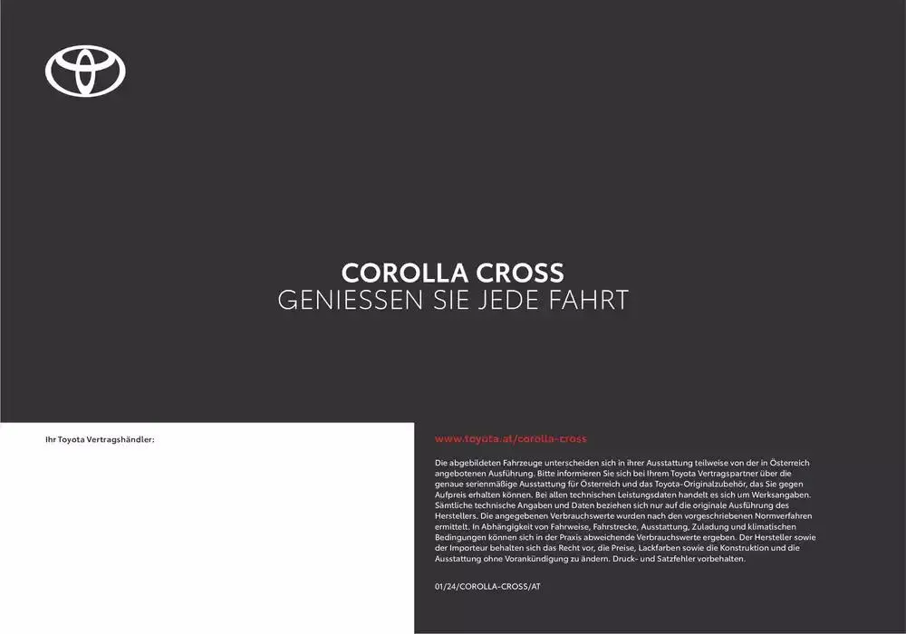 Toyota Corolla Cross von 7. Dezember bis 7. Dezember 2025 - Flugblätt seite 23