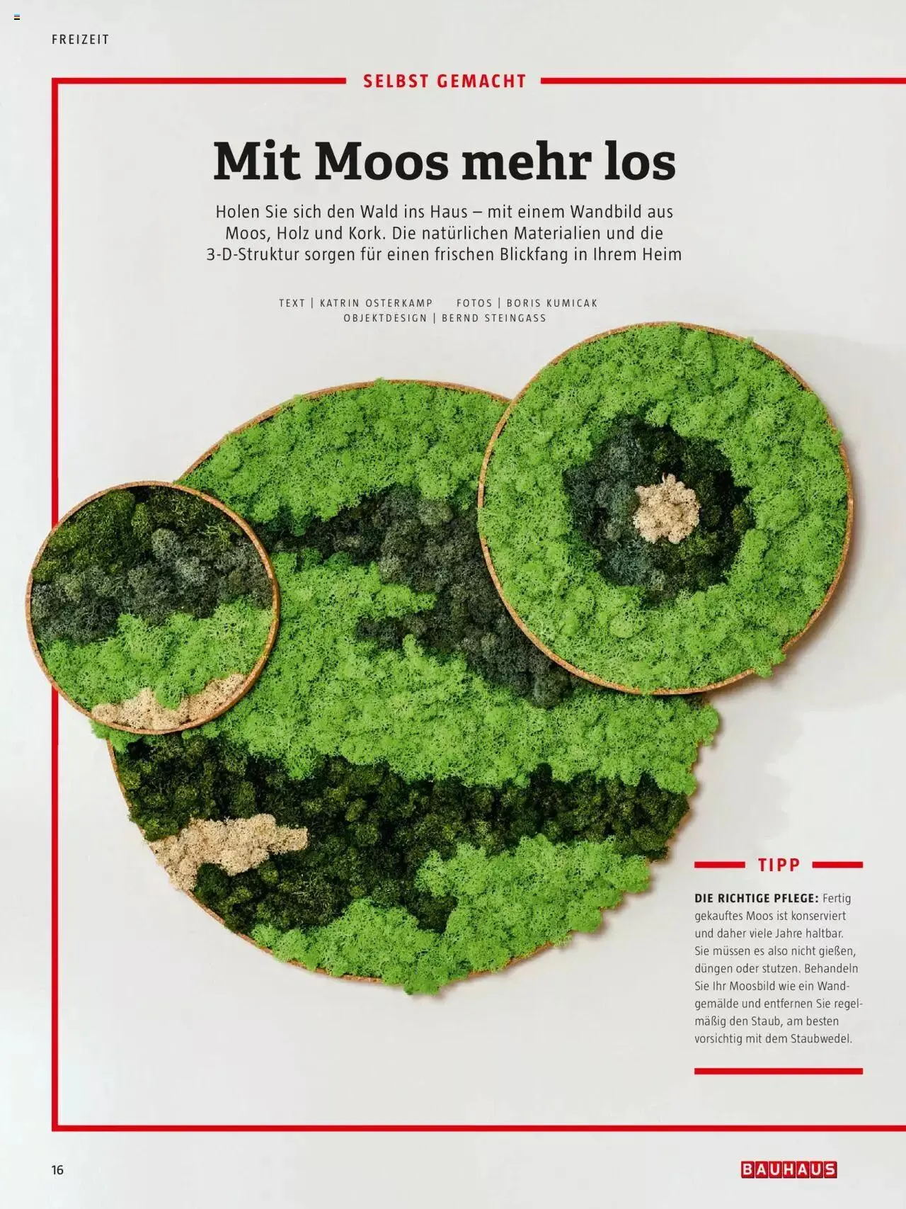 Bauhaus passt! Magazin von 24. Jänner bis 31. Dezember 2023 - Flugblätt seite 16