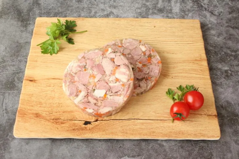 Presswurst geschnitten