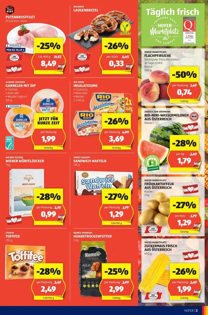 Blättern Sie online im HOFER Flugblatt von 31. Juli bis 14. August 2024 - Flugblätt seite  5