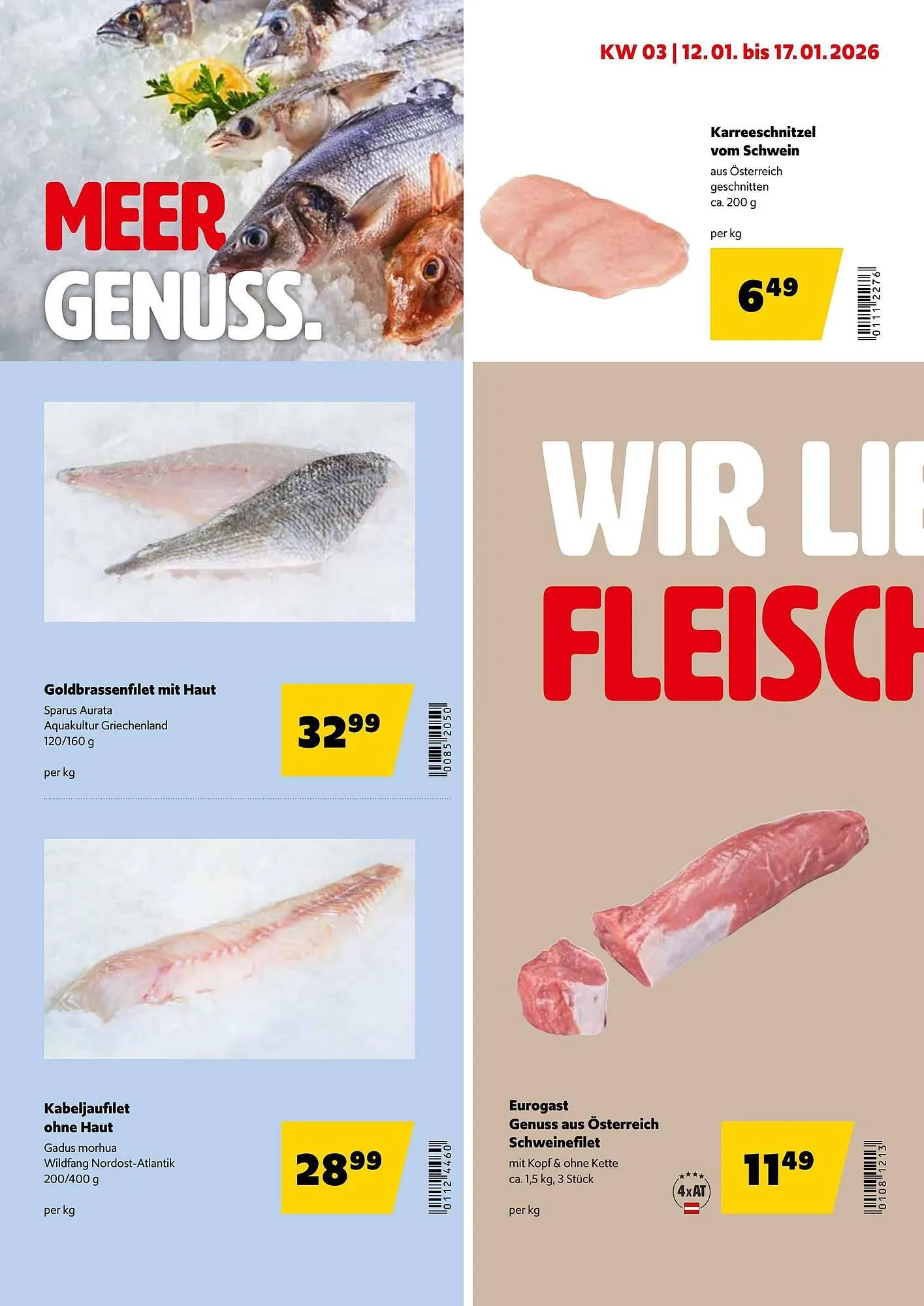 Eurogast Grissemann Flugblatt von 12. Jänner bis 24. Jänner 2026 - Flugblätt seite  6