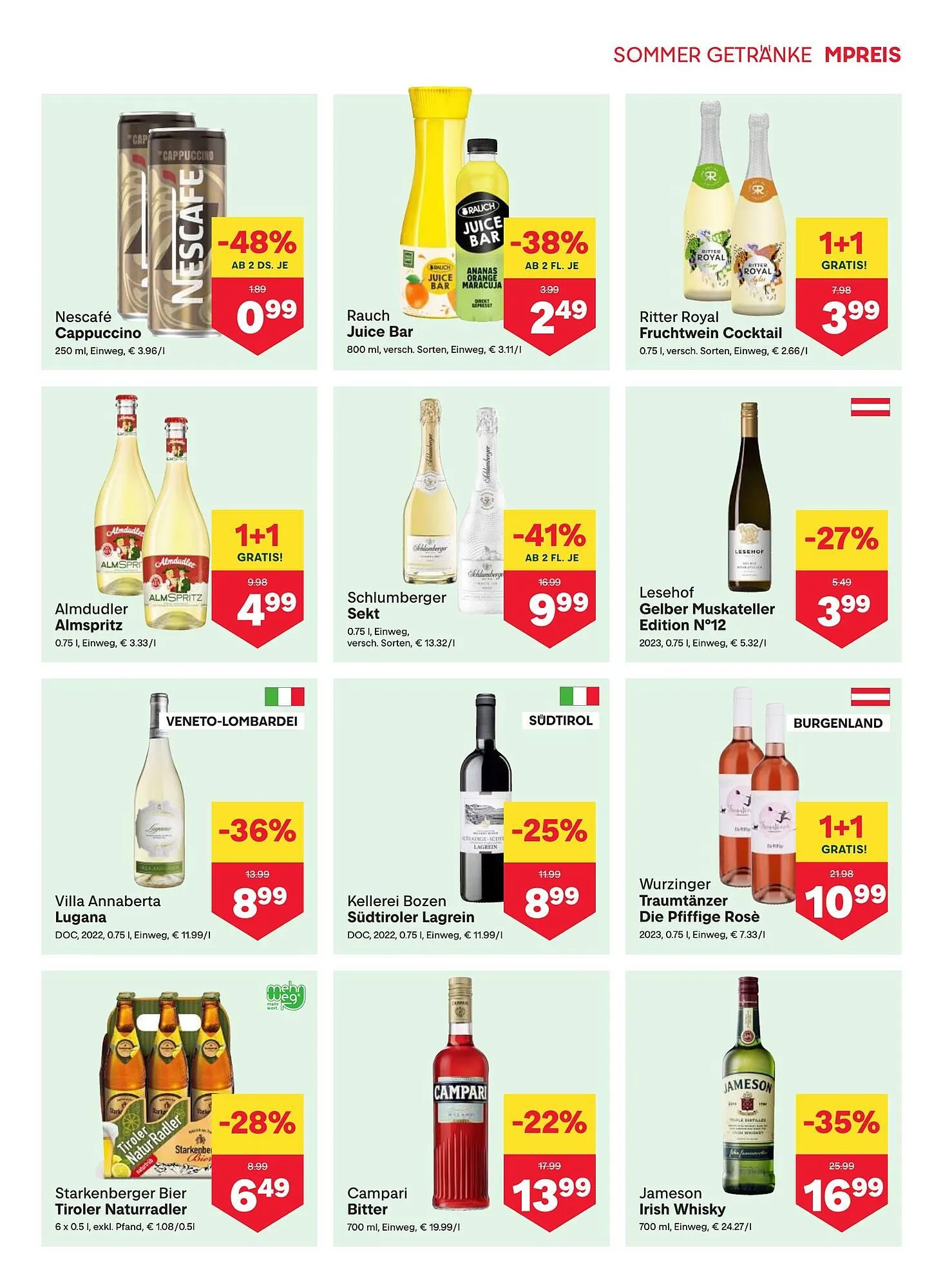 MPreis Flugblatt von 1. Juli bis 7. Juli 2024 - Flugblätt seite 7