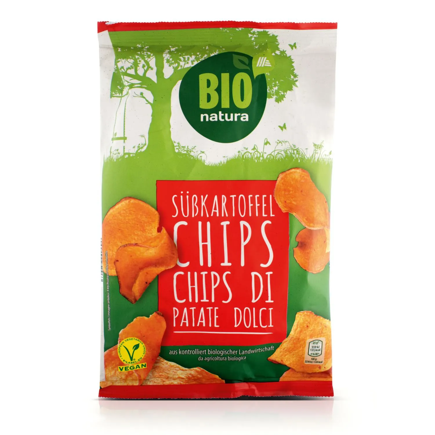 BIO NATURA BIO-Gemüsechips, mit Süsskartoffel