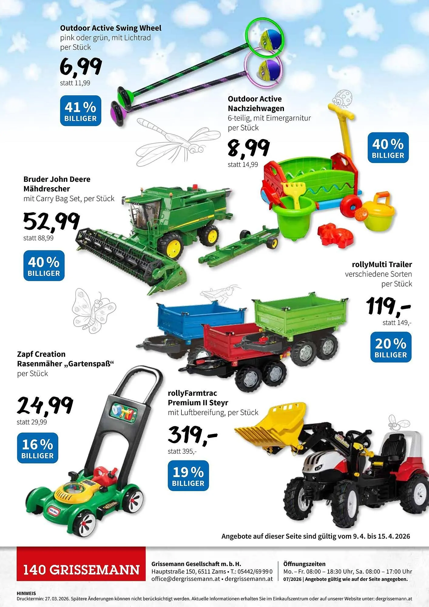 Eurogast Grissemann Flugblatt von 10. April bis 11. April 2026 - Flugblätt seite  12