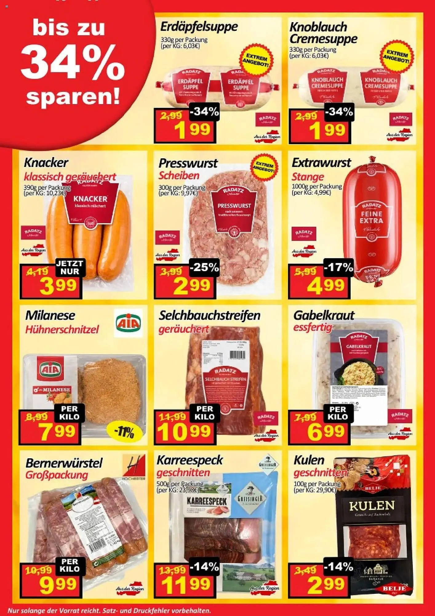 Wurstico Flugblatt von 22. Jänner bis 28. Jänner 2026 - Flugblätt seite  2