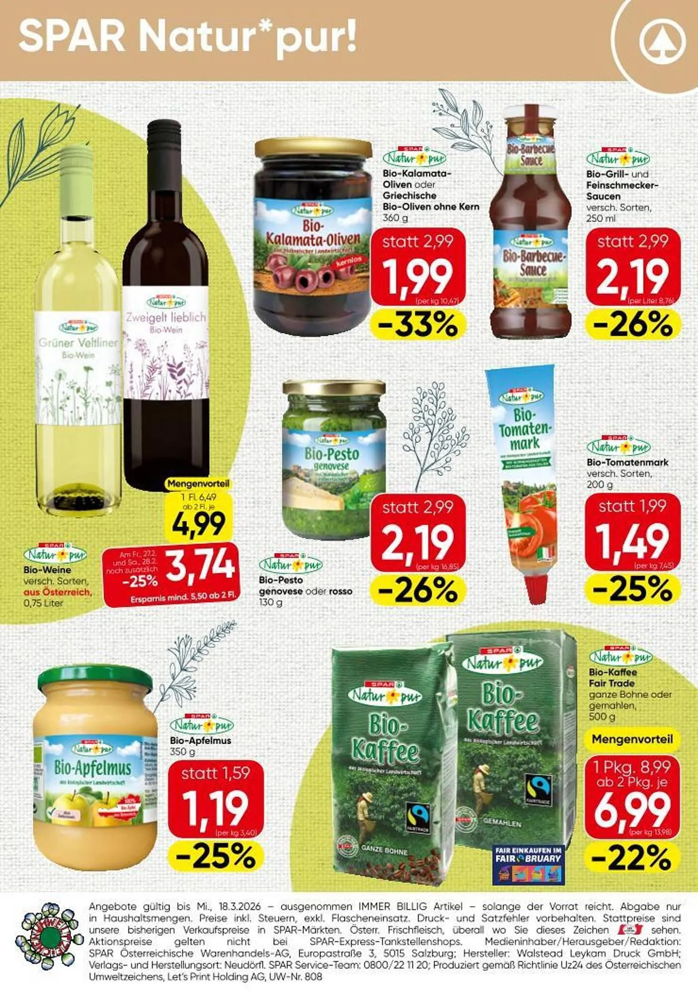 Eurospar Flugblatt von 26. Februar bis 18. März 2026 - Flugblätt seite  4