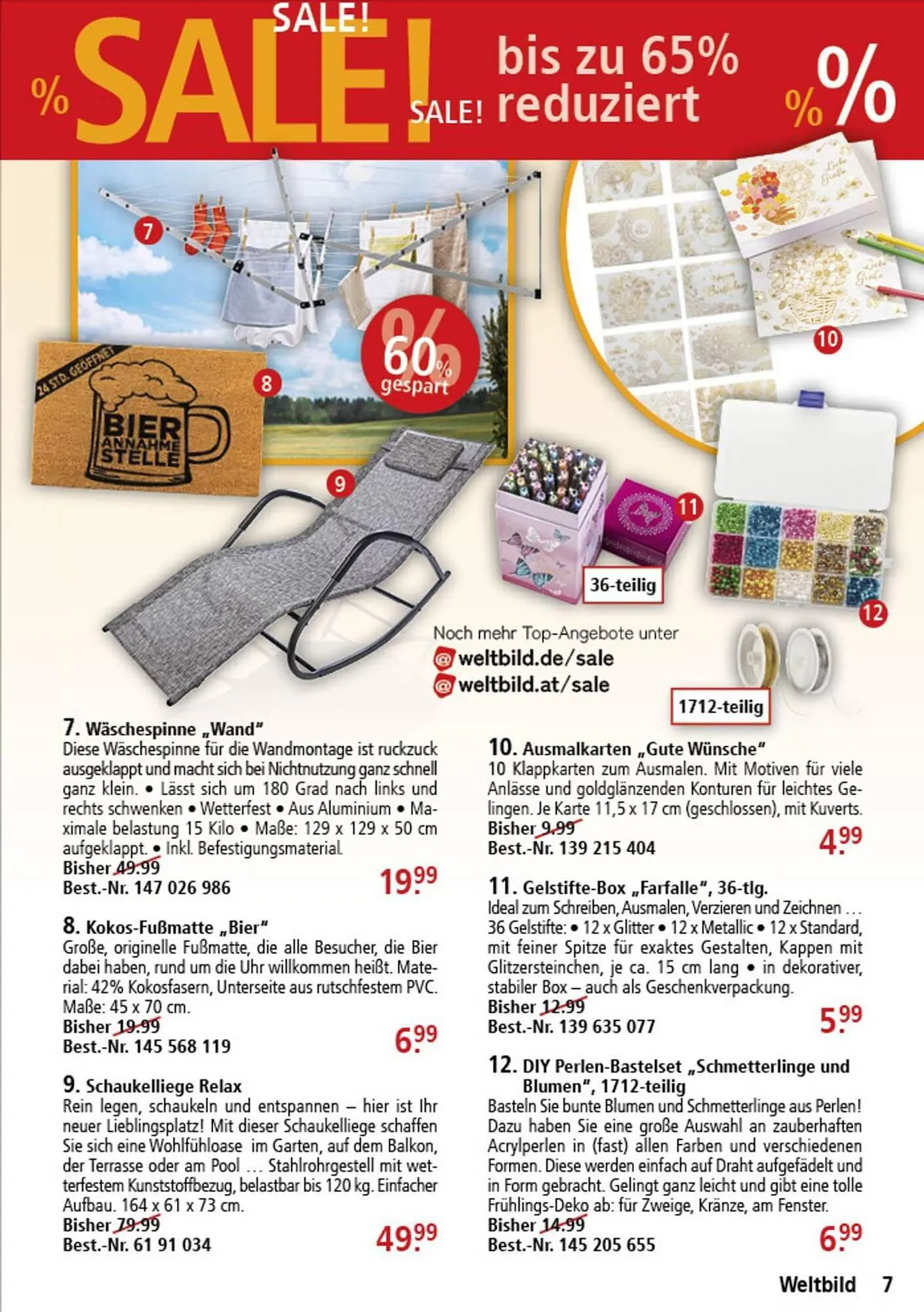 Weltbild Flugblatt von 23. Februar bis 29. Februar 2024 - Flugblätt seite 7